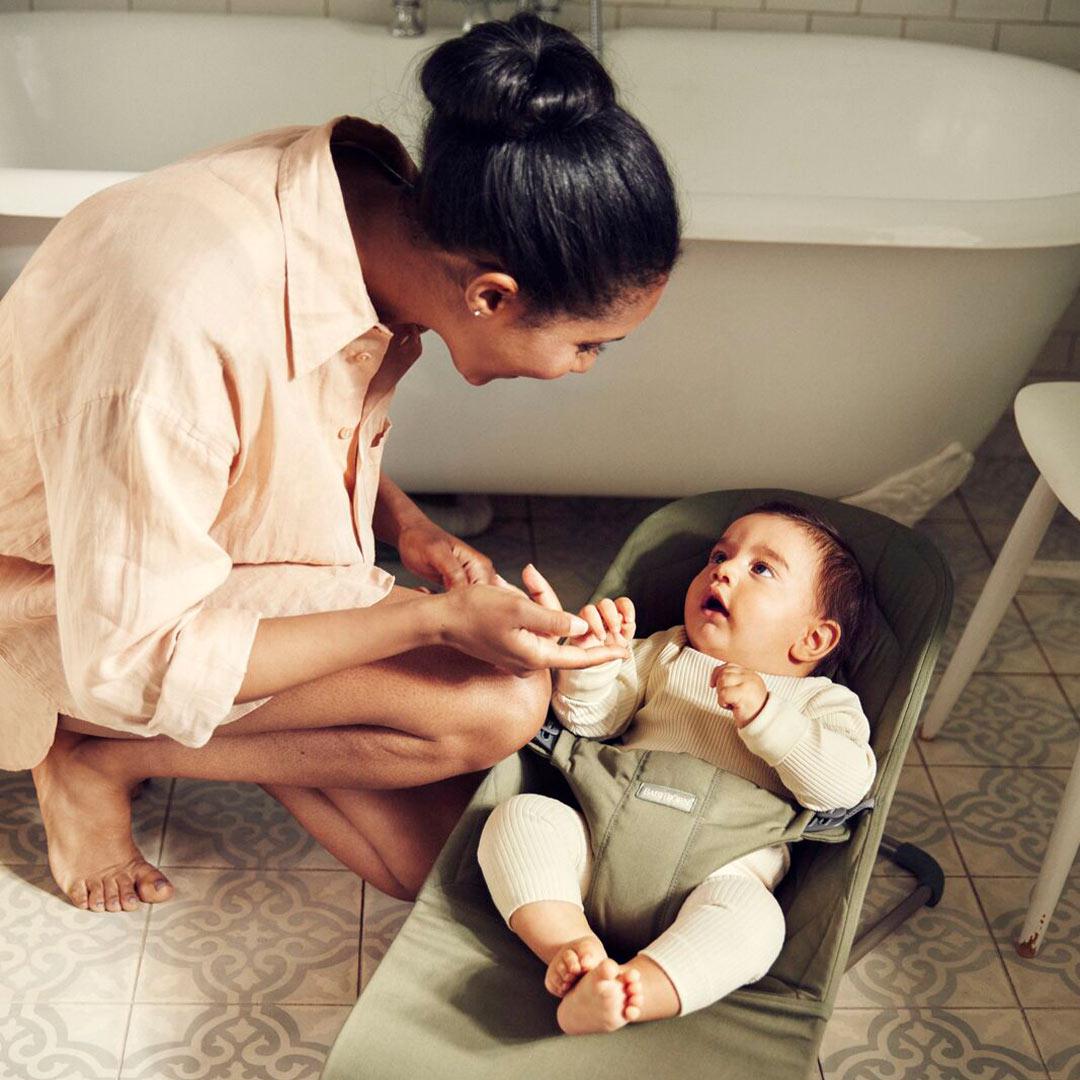  BabyBjorn Bouncer Bliss - Woven - Dark Green、mySite、merchandisen