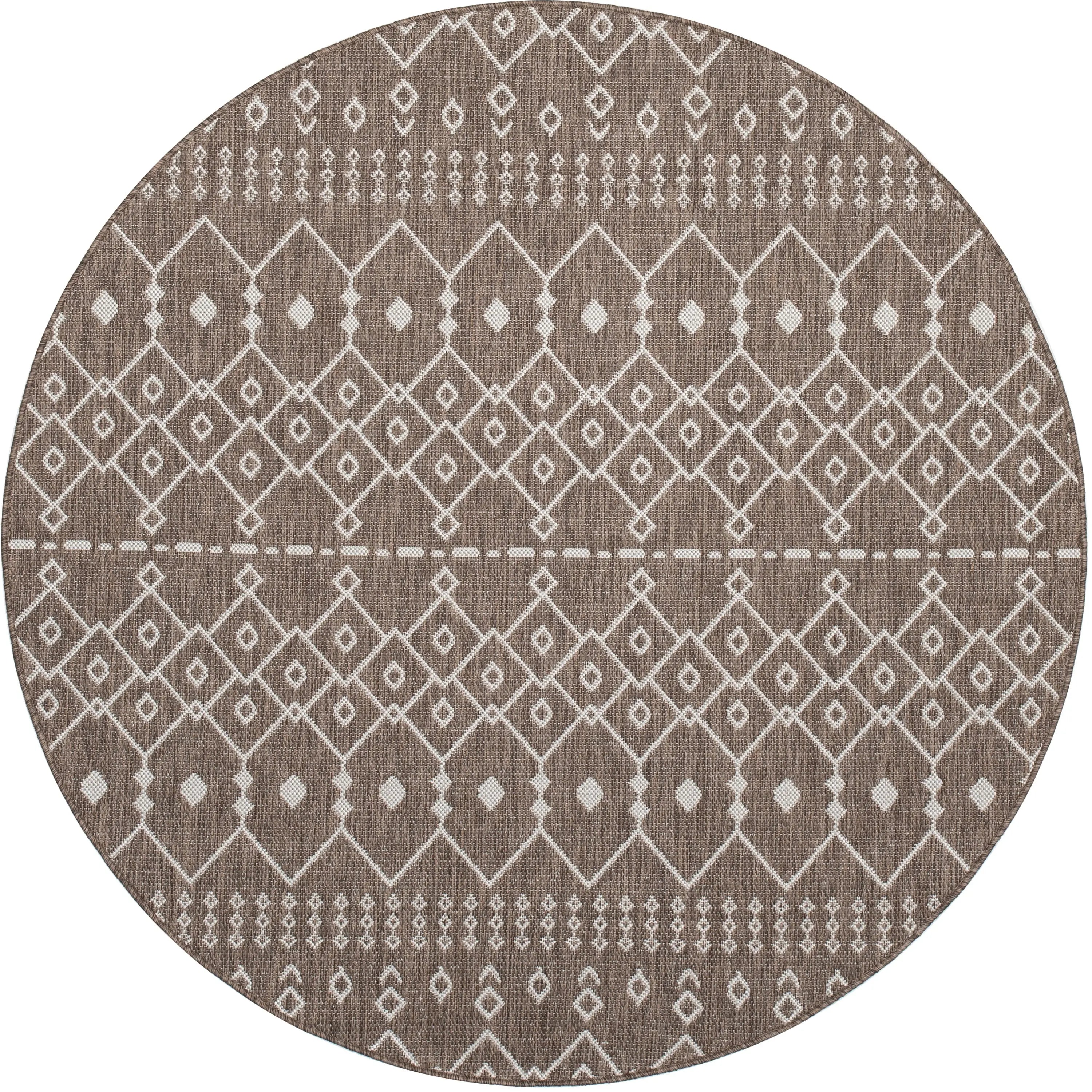 Nord Moroccan Tribal Indoor Outdoor Taupe Flatweave Rug、mySite、gigharbornorthrealestate