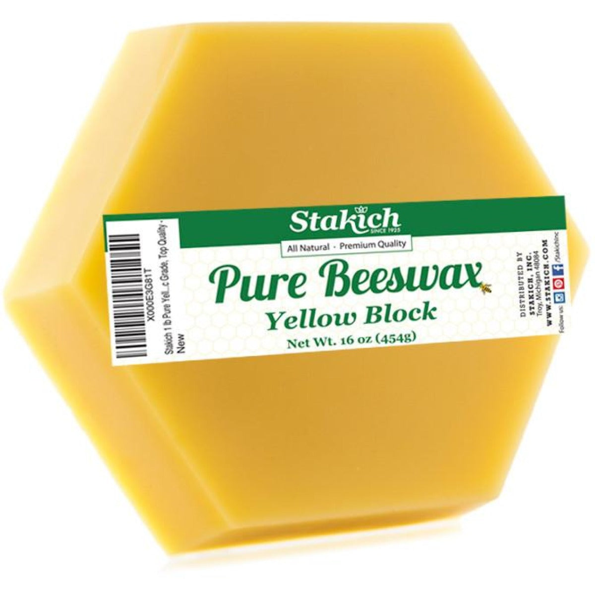 Yellow Beeswax (Cosmetic) Blocks、mySite、gigharbornorthrealestate