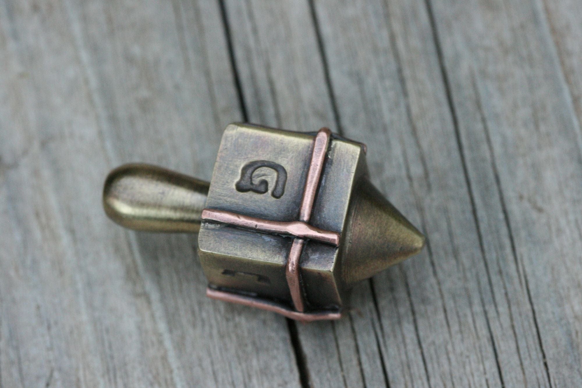 Brass Handmade Dreidels - (Choice of Style)、mySite、topwebapps