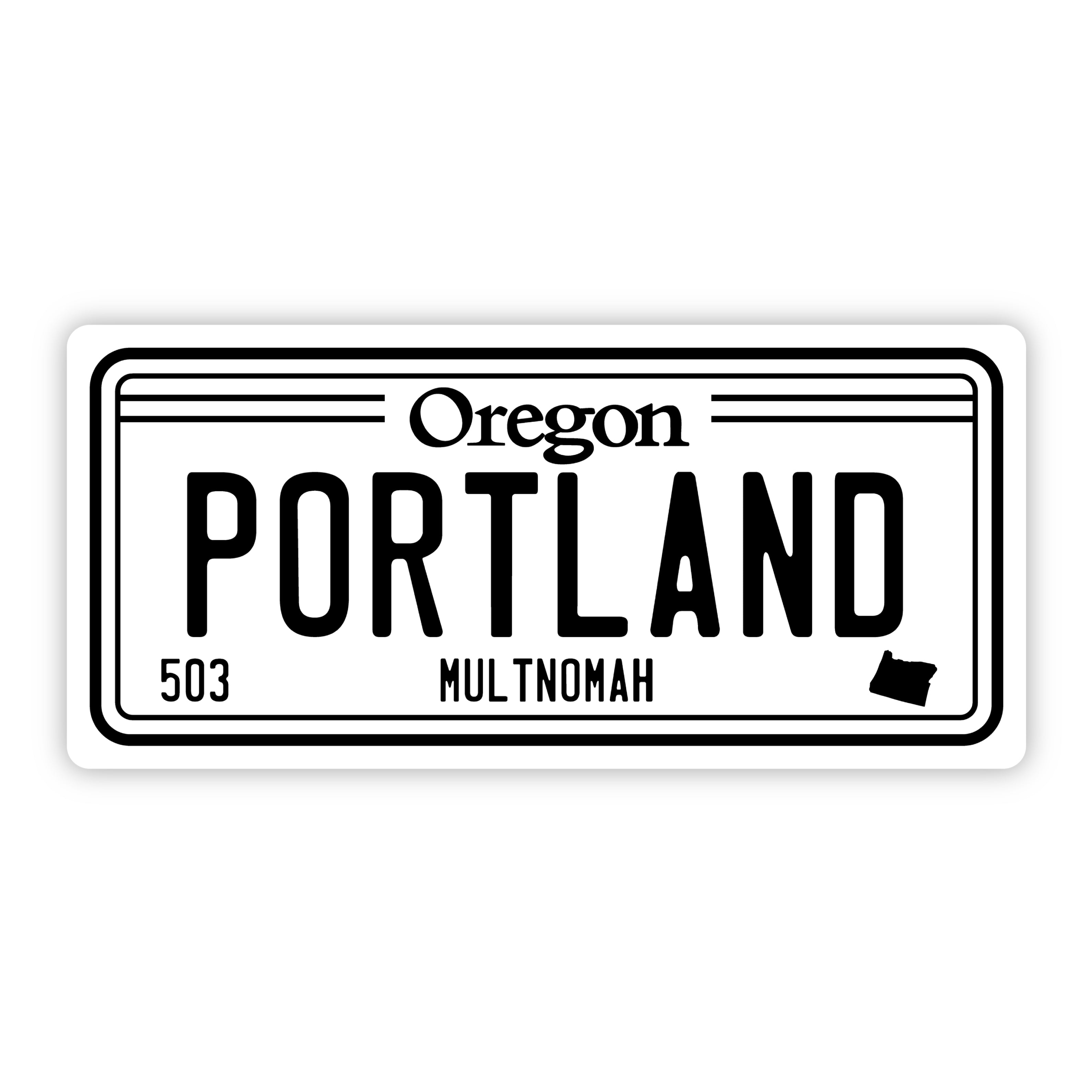  Portland Oregon 503 Bumper Sticker (5 inch)、mySite、ghnorth