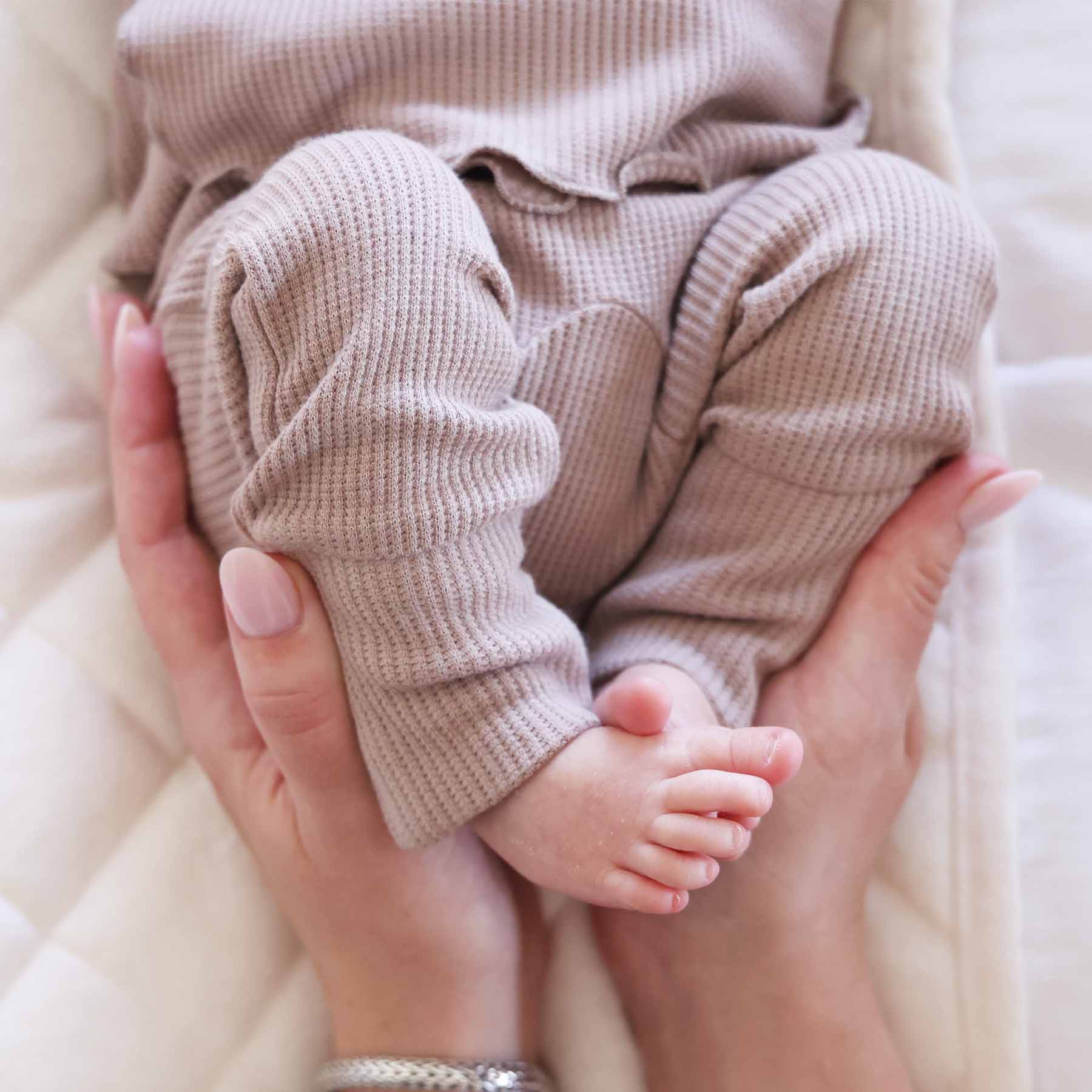  2pc Waffle Crossover Top & Bottom | Mocha、mySite、layawaytickets