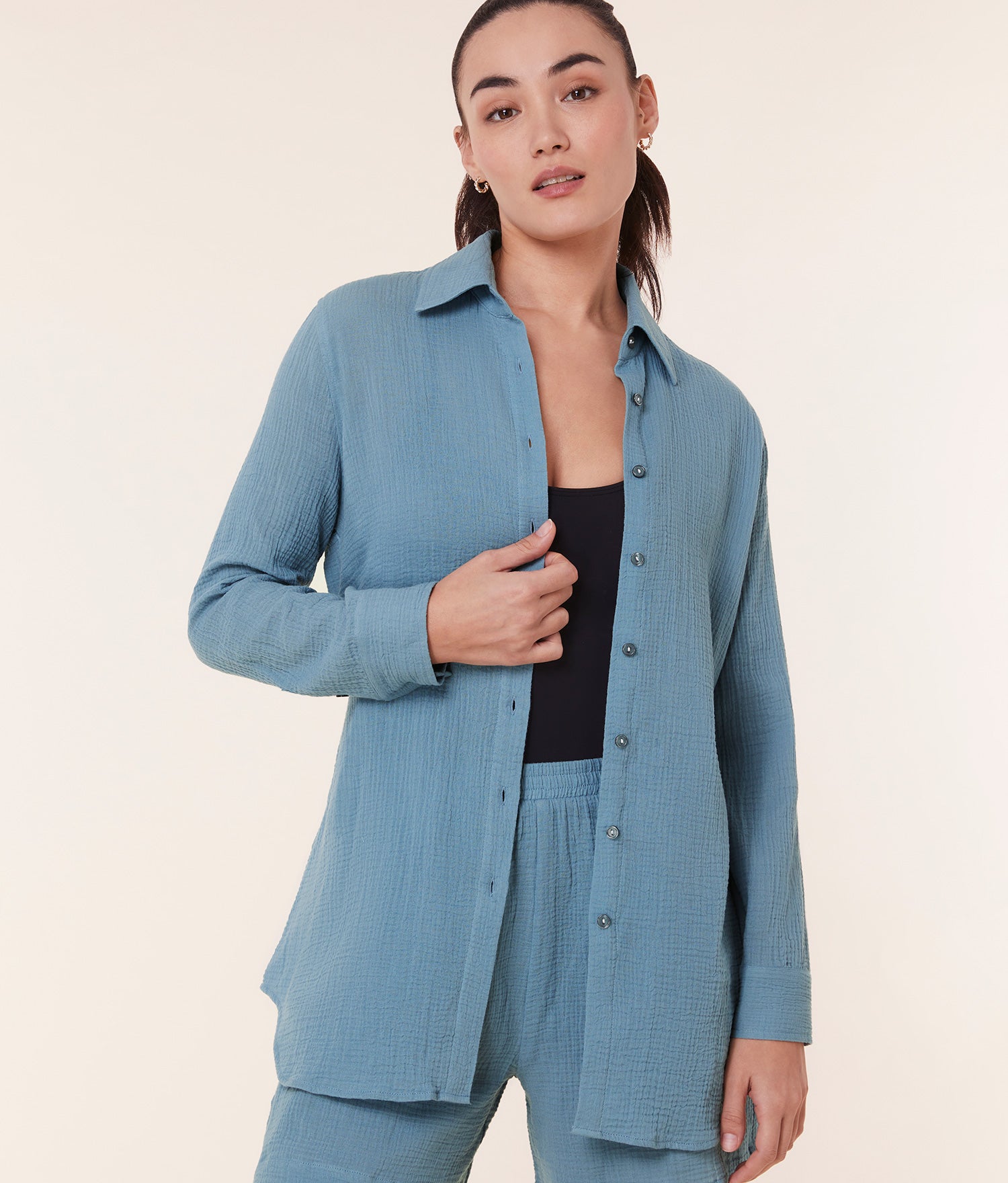  The Corvo Button Up - Cotton Gauze - Oceanview、mySite、ashleygrahame