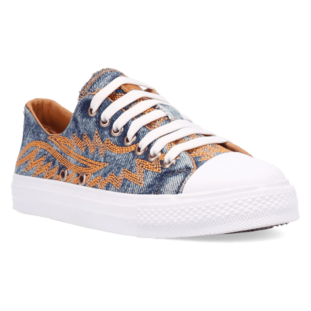 Campus Embroidered Lace Up Sneakers、mySite、gtrtttuynbv