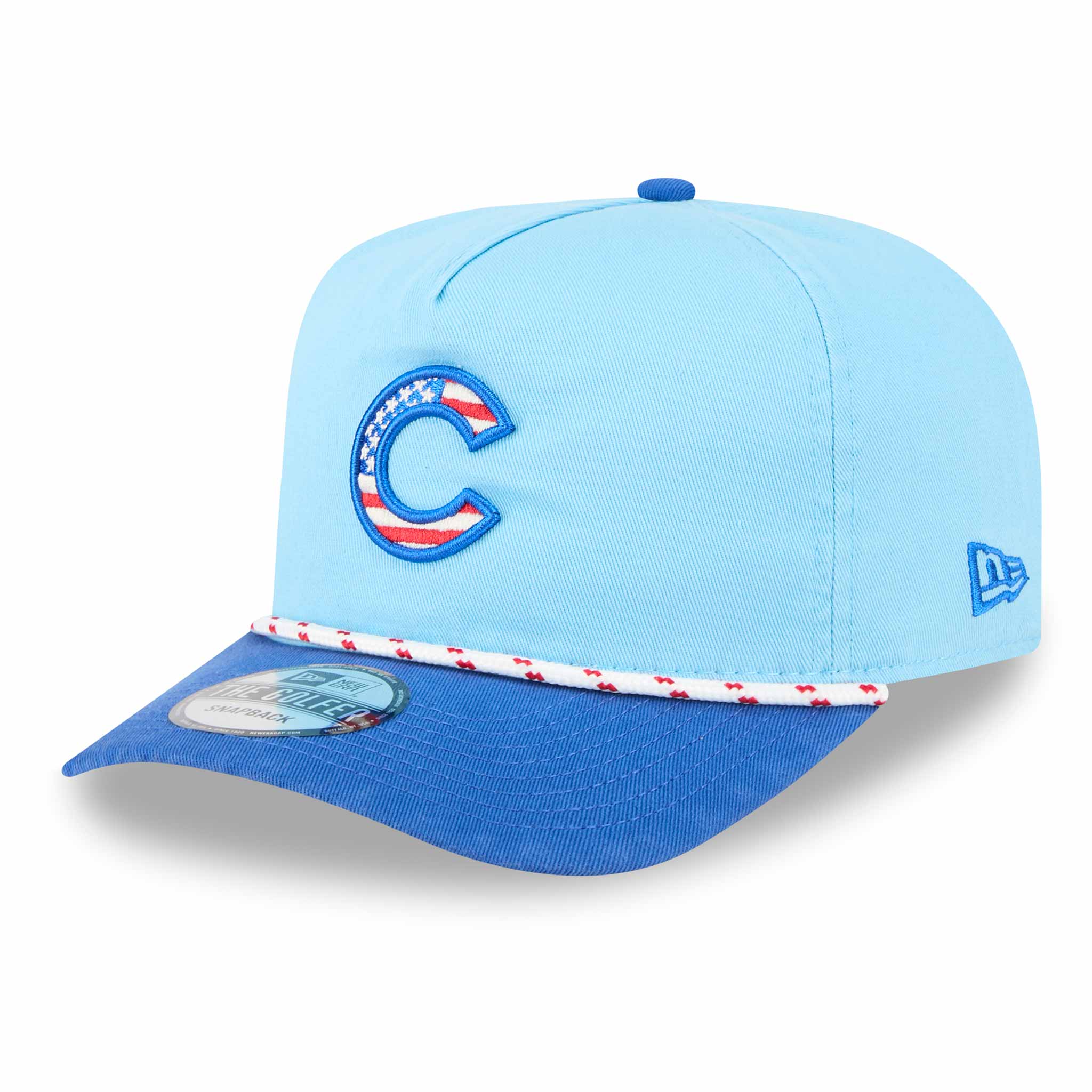 Chicago Cubs New Era 2025 Fourth of July Rope Golfer Adjustable Cap、mySite、vikingsvslions