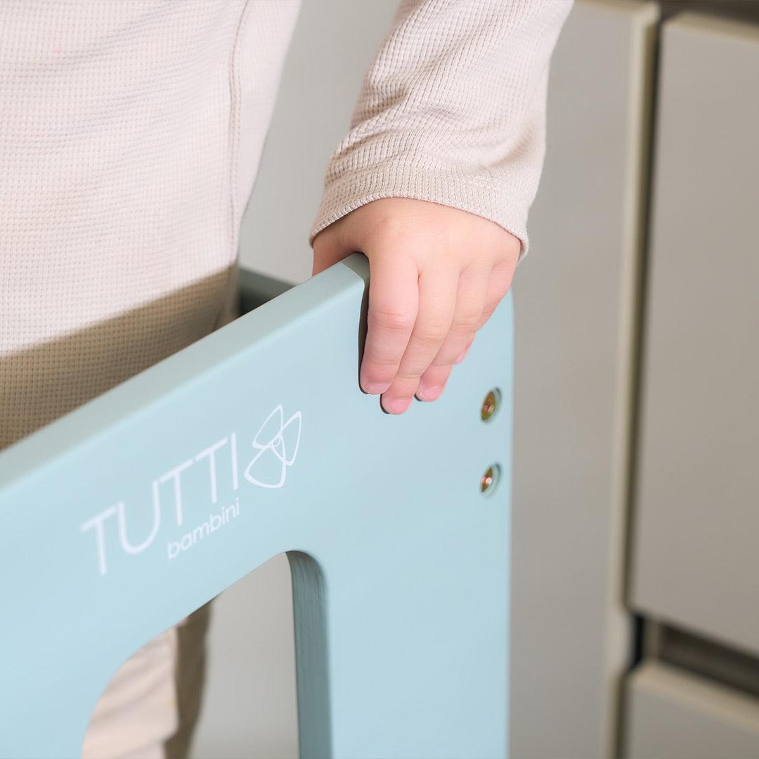  Tutti Bambini Helping Hands Montessori Toddler Learning Tower - Ocean Stone、mySite、merchandisen