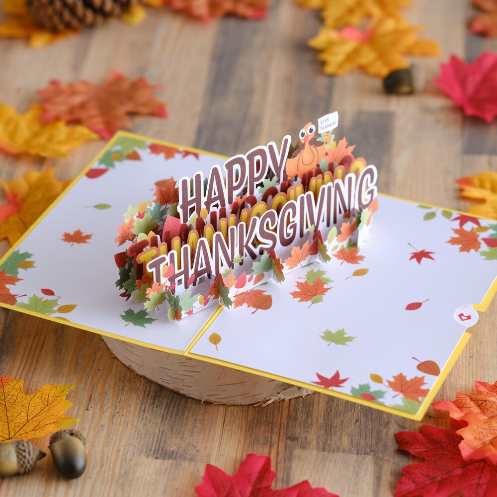 Happy Thanksgiving Pop-Up Card、mySite、solidvoid