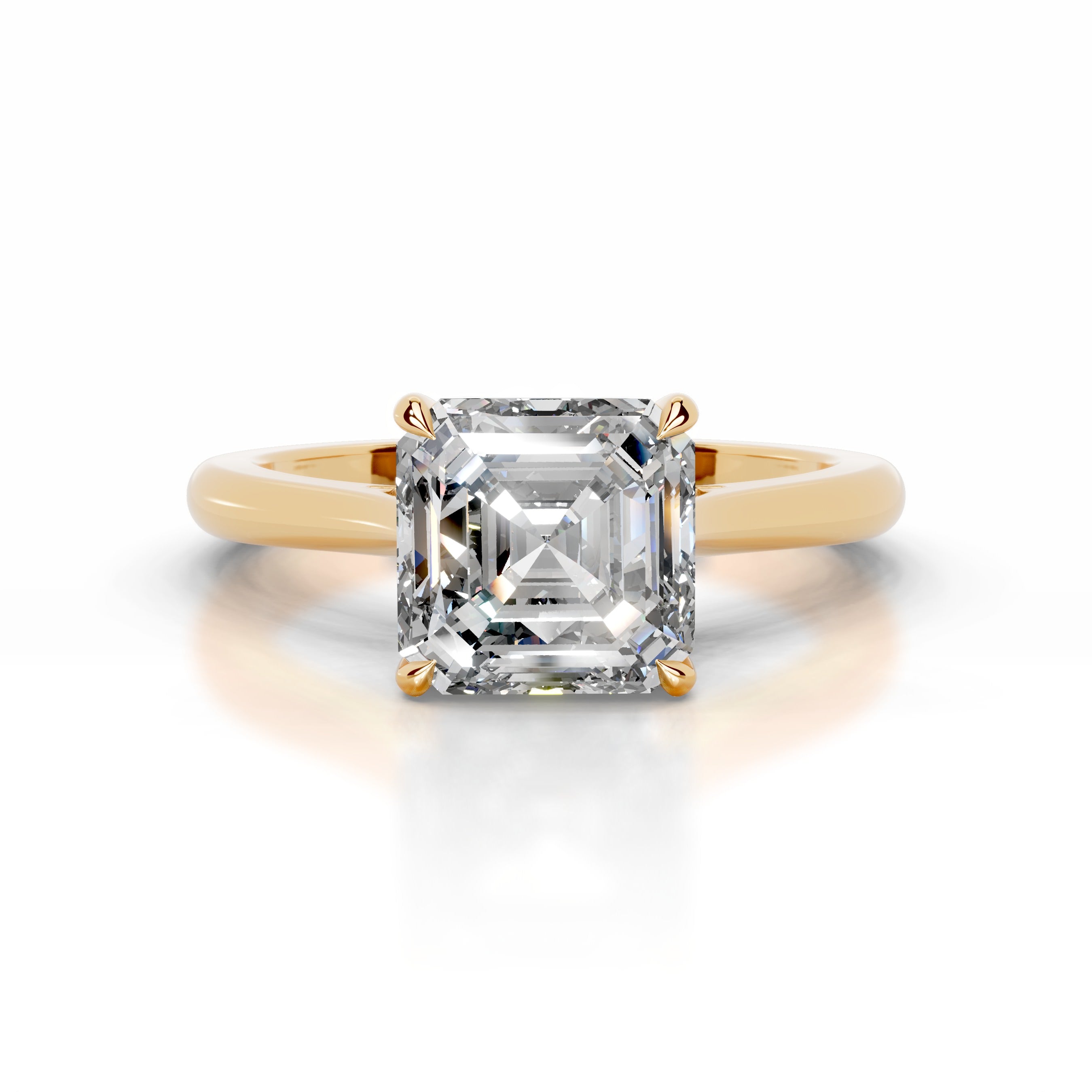 Hilda Diamond Engagement Ring - 18K Yellow Gold、mySite、hinf8tx79