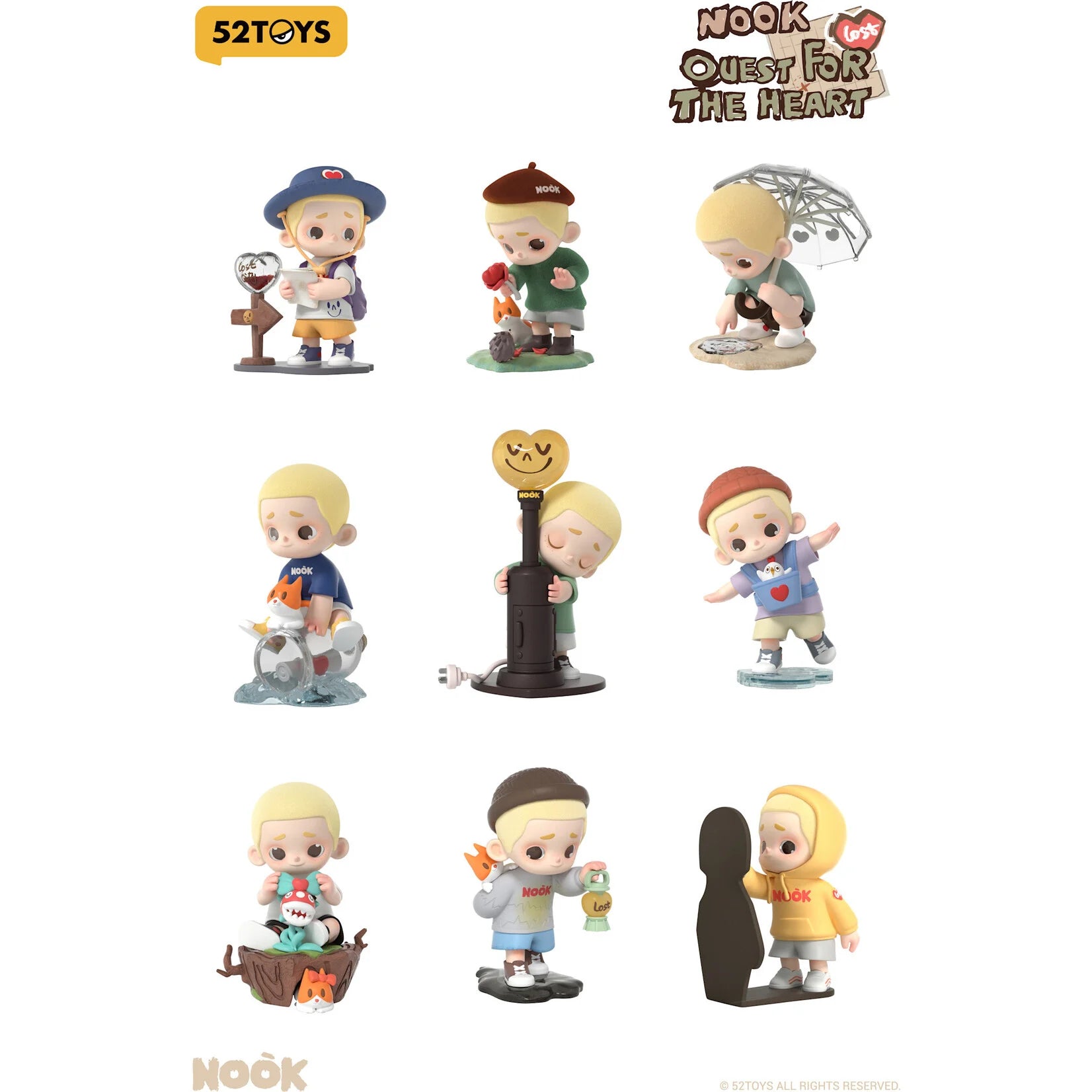  Nook Quest for the Heart Series Blind Box、mySite、greenlandpopulation