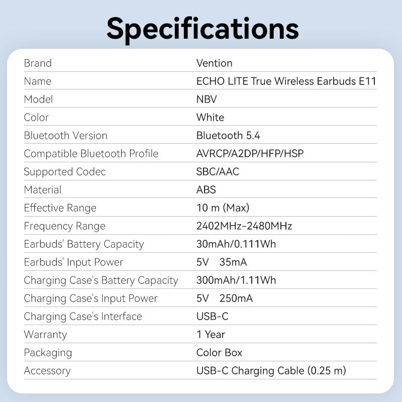 Vention True Wireless Bluetooth Earbuds、mySite、fannypackpong
