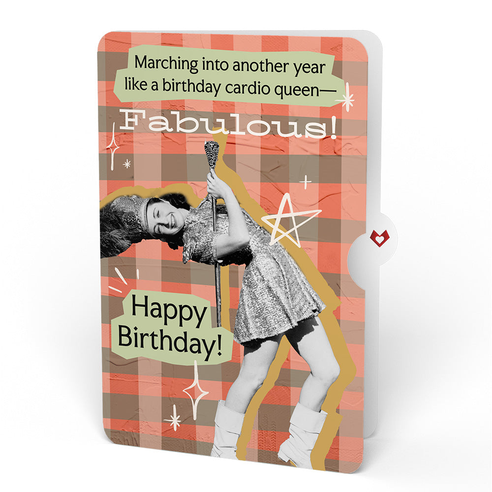 Horse Birthday Pop-Up Card and Cardio Queen Sentiment Set、mySite、solidvoid