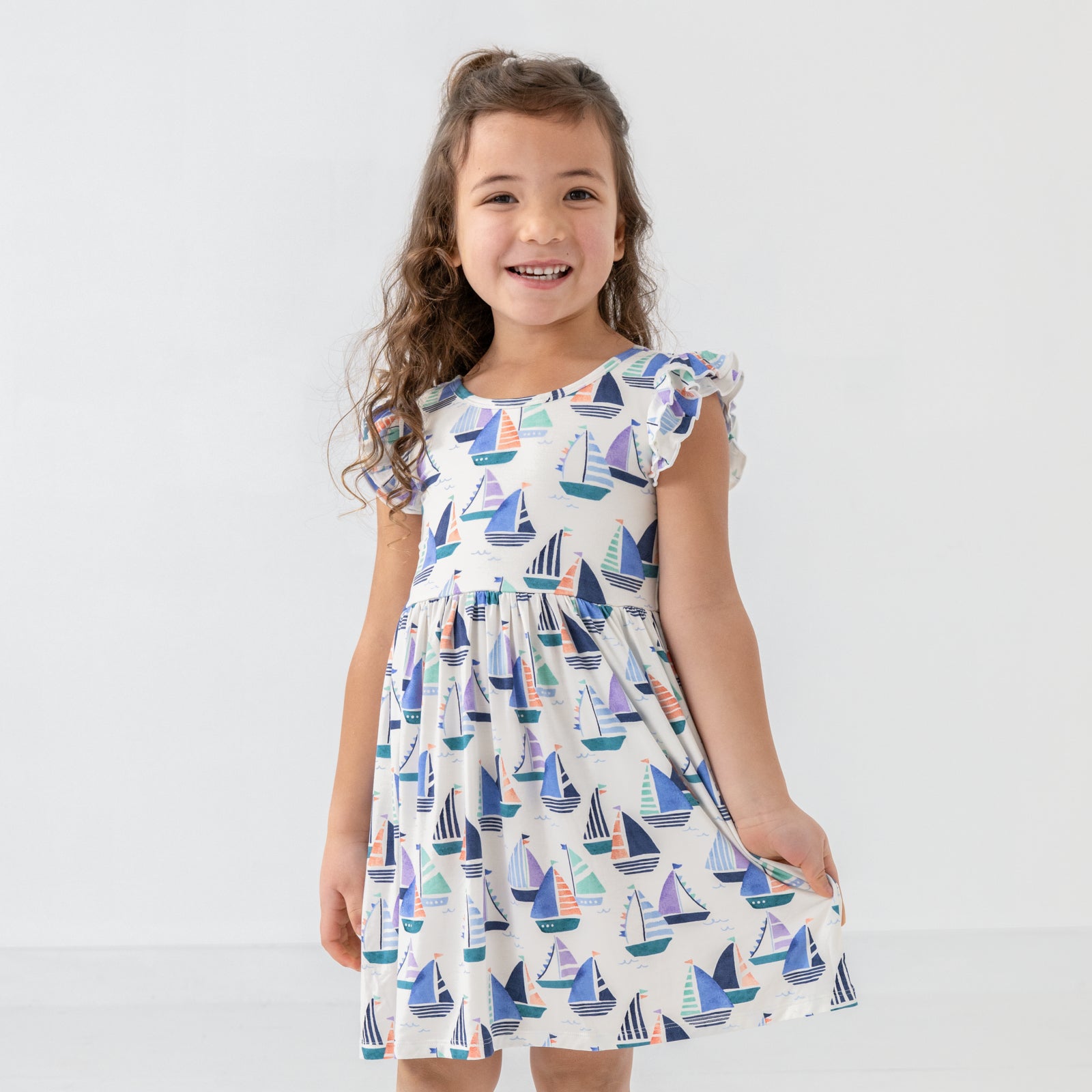 Seas The Day Flutter Skater Dress、mySite、g9winljtr