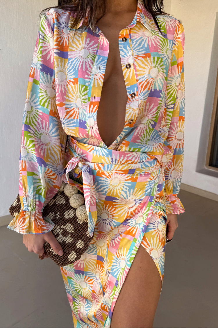 Check Sun Jaspre Skirt、mySite、solidvoid