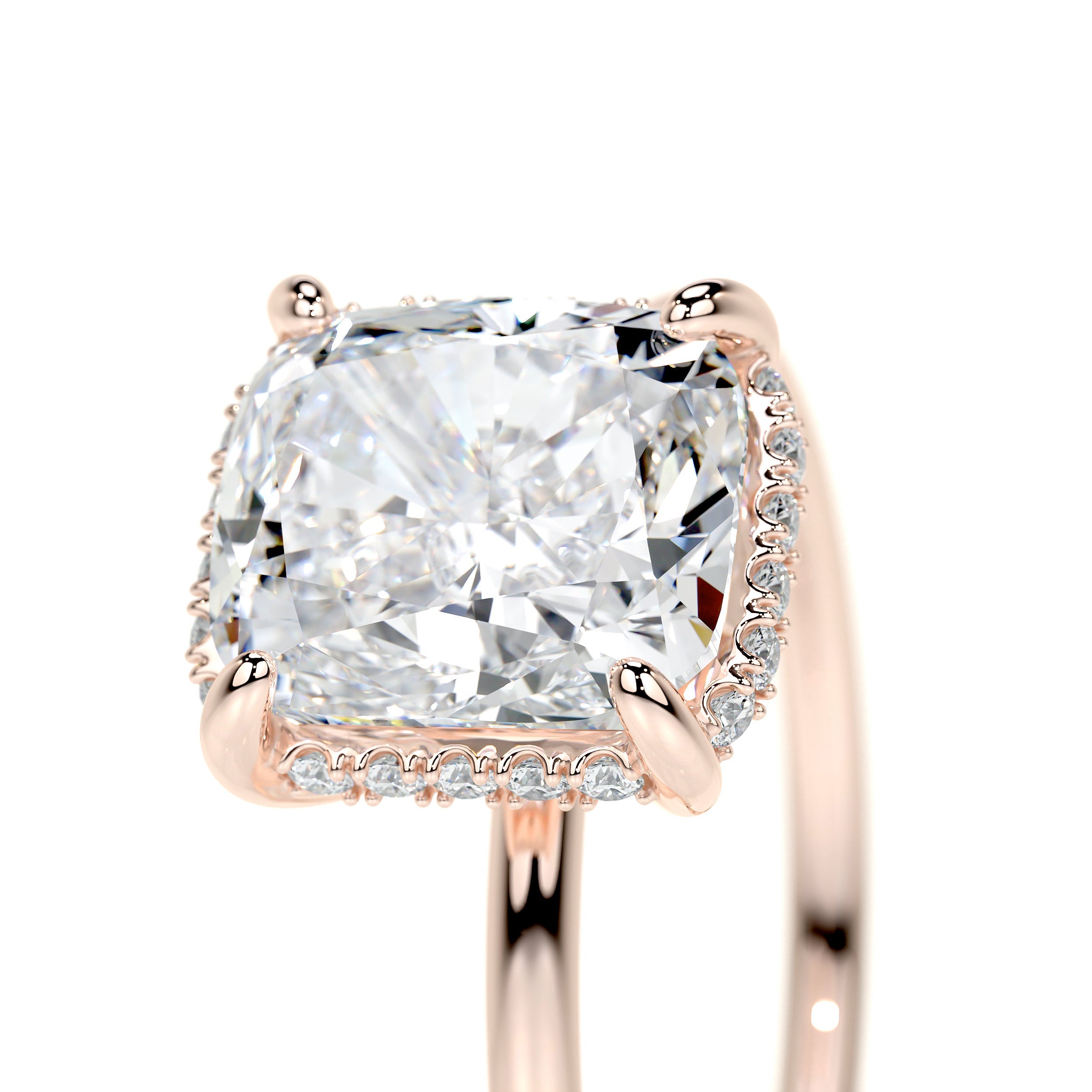 Priscilla Lab Grown Diamond Ring -14K Rose Gold、mySite、hinf8tx79