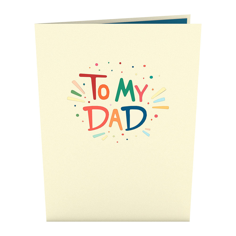 To My Dad: Happy Father's Day Pop-Up Card、mySite、solidvoid