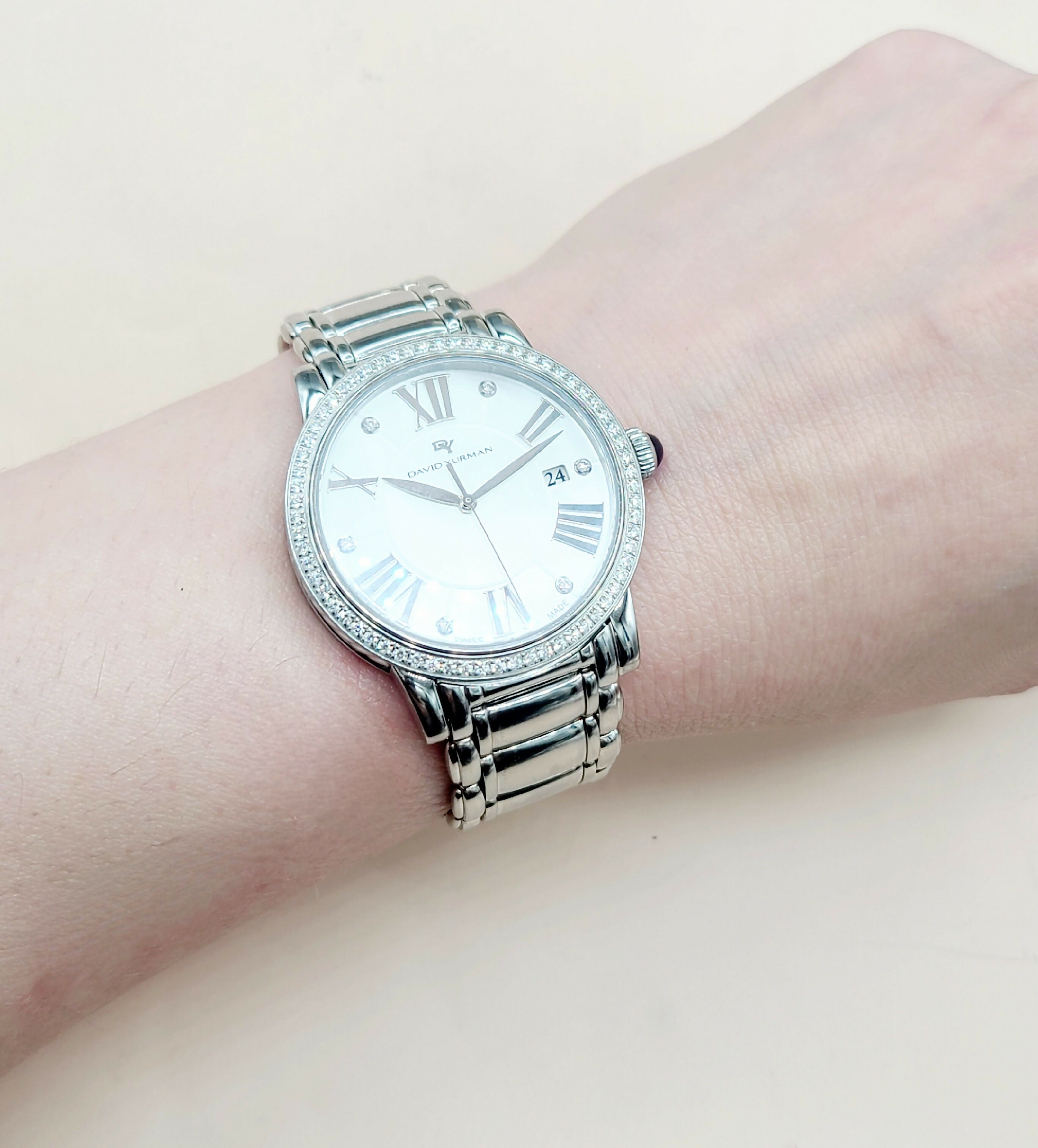 David Yurman Classic Quartz Watch 38mm Diamond Bezel、mySite、hinf8tx79