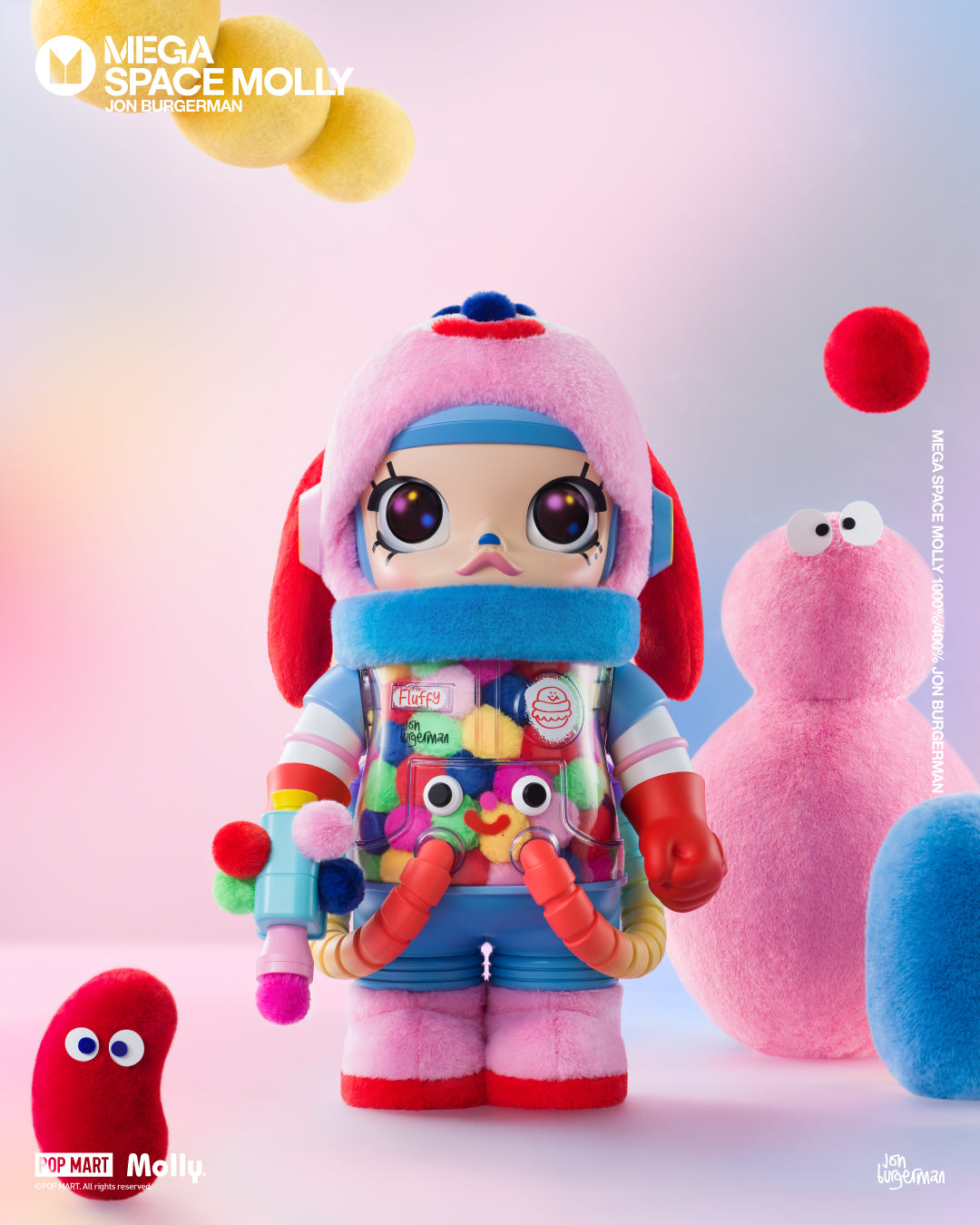  POP MART MEGA SPACE MOLLY 1000% Jon Burgerman、mySite、greenlandpopulation