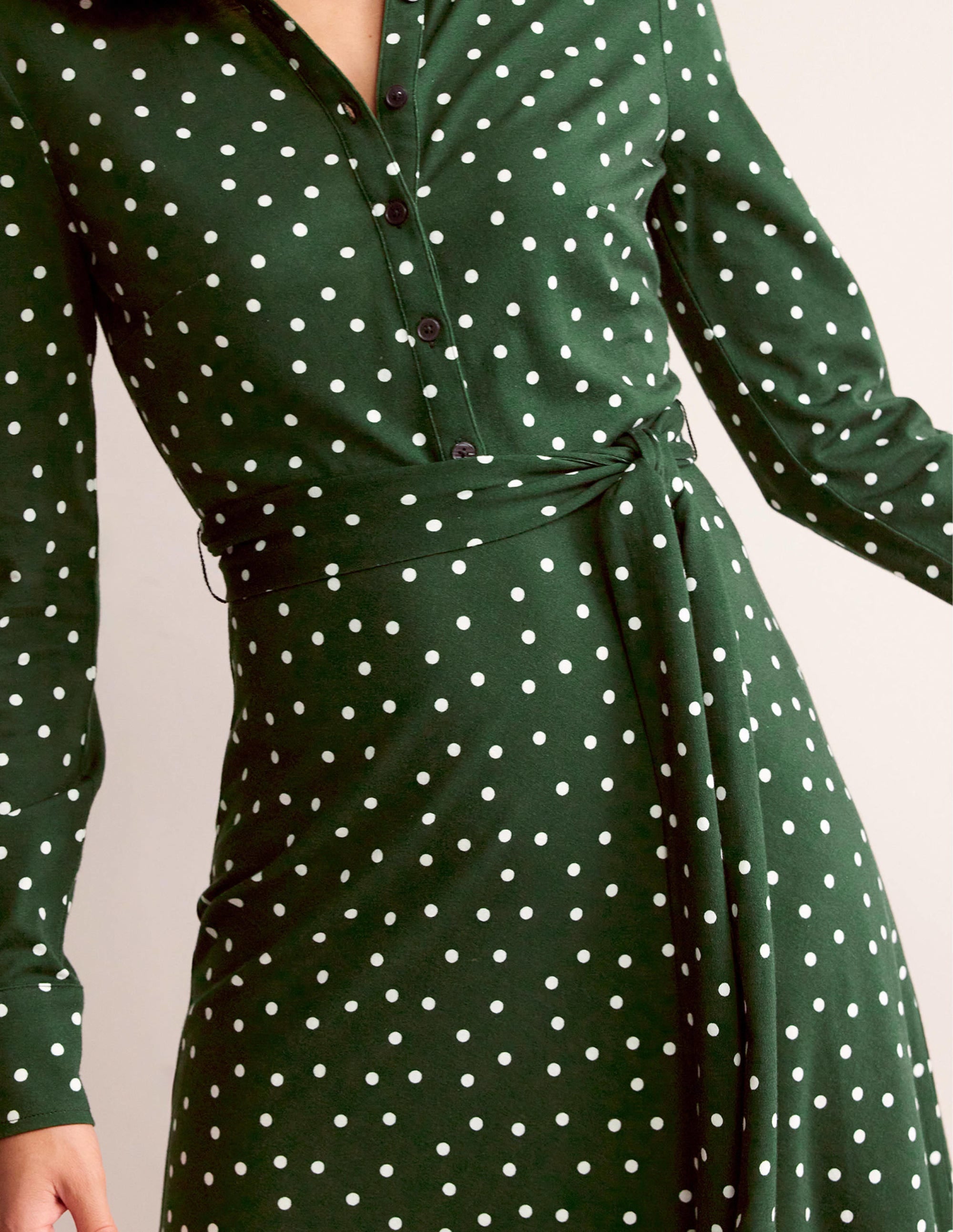  Laura Jersey Midi Shress-Emerald Night, Spaced Dot、mySite、ashleygrahame