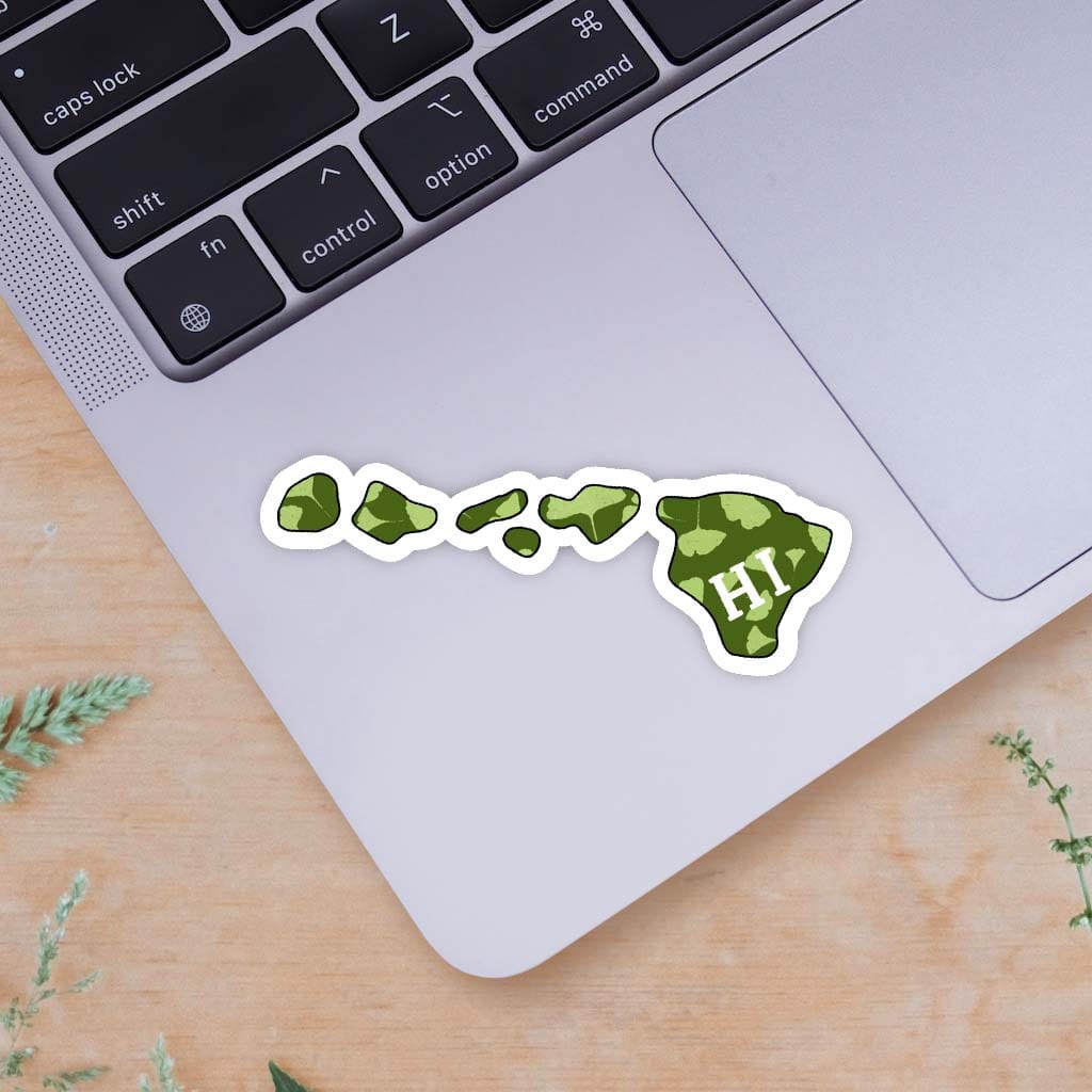  Hawaii Green Nature Sticker、mySite、elrpsem3k