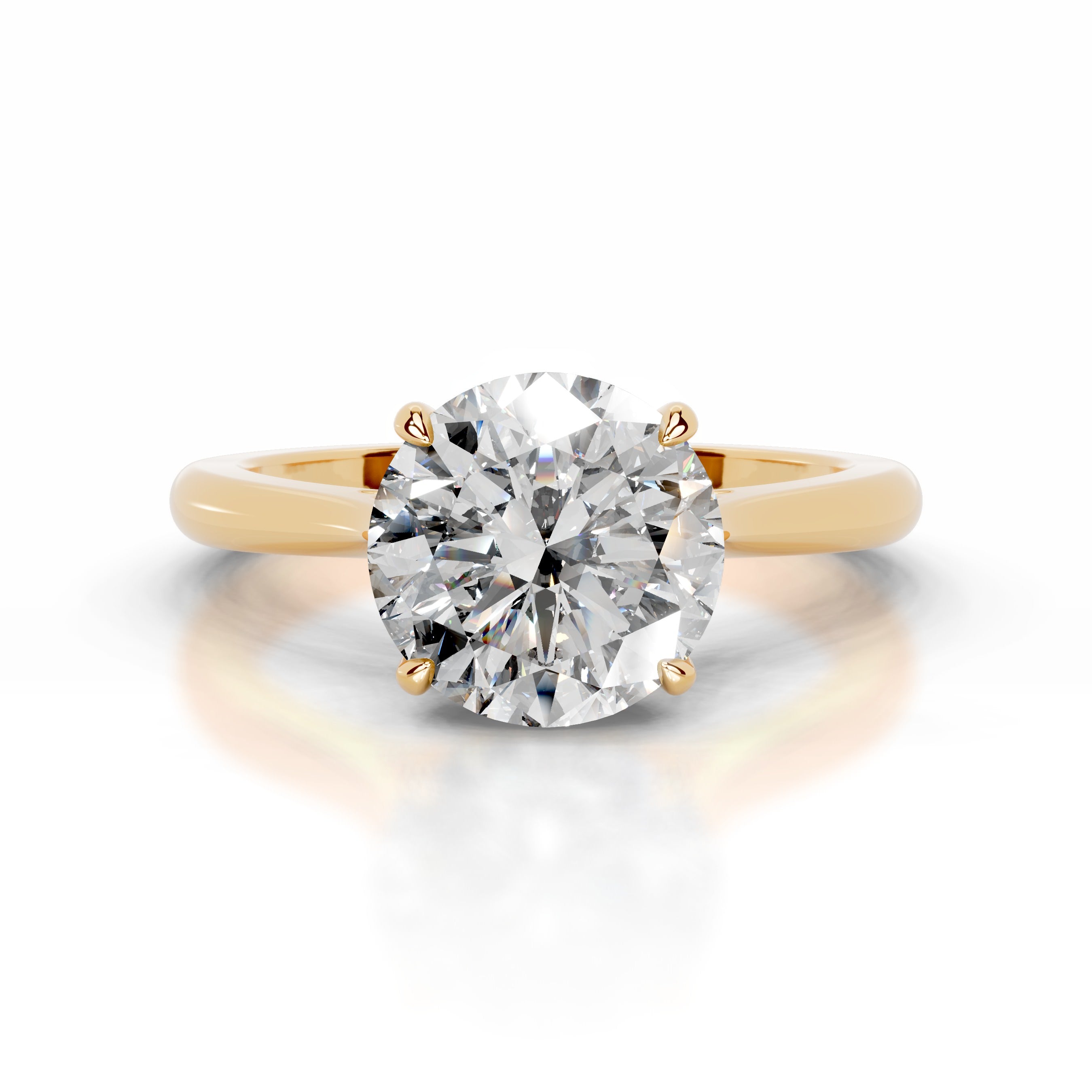 Kiara Diamond Engagement Ring - 18K Yellow Gold、mySite、hinf8tx79