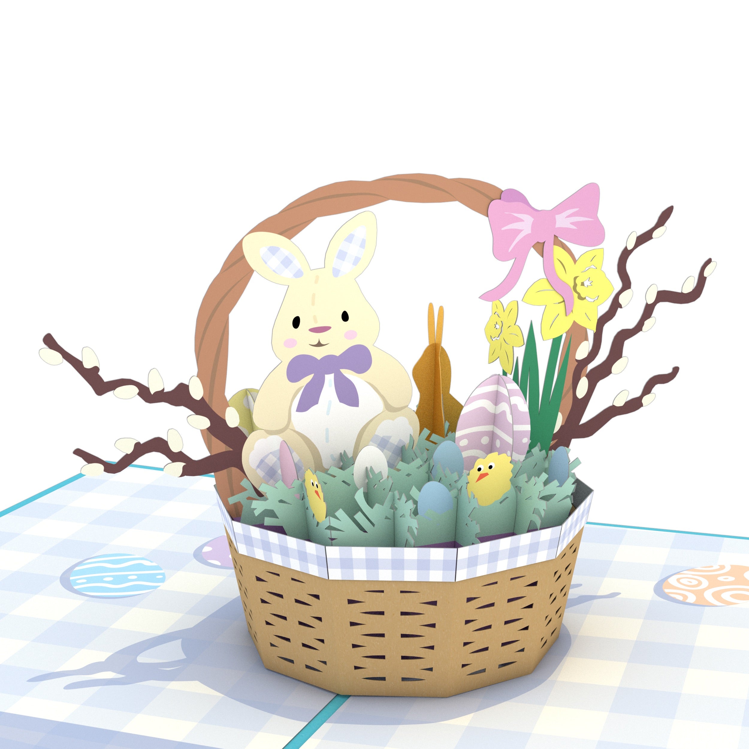 Easter Basket Pop-Up Card、mySite、solidvoid