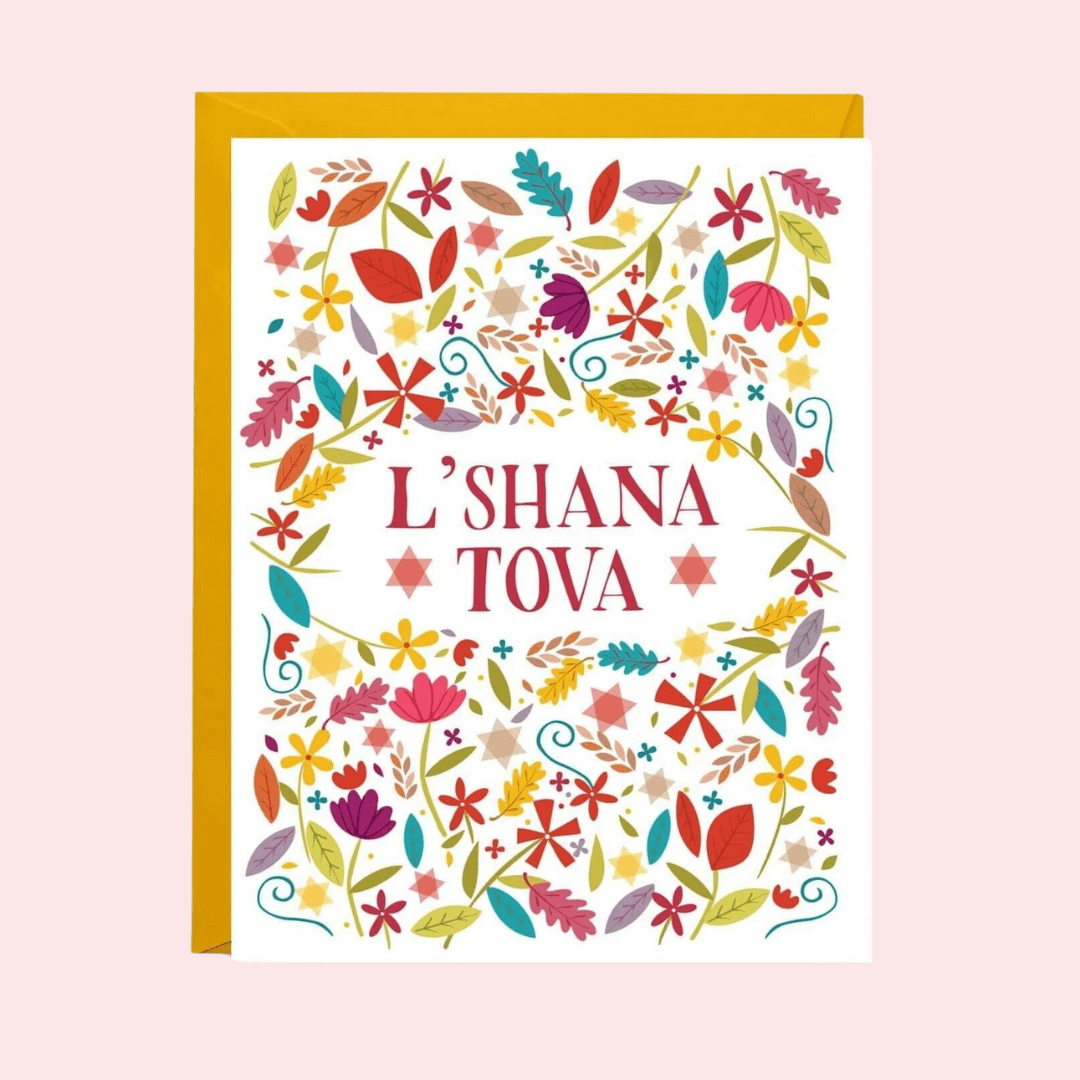 Floral Rosh Hashanah Greeting Cards, Box of 6、mySite、topwebapps