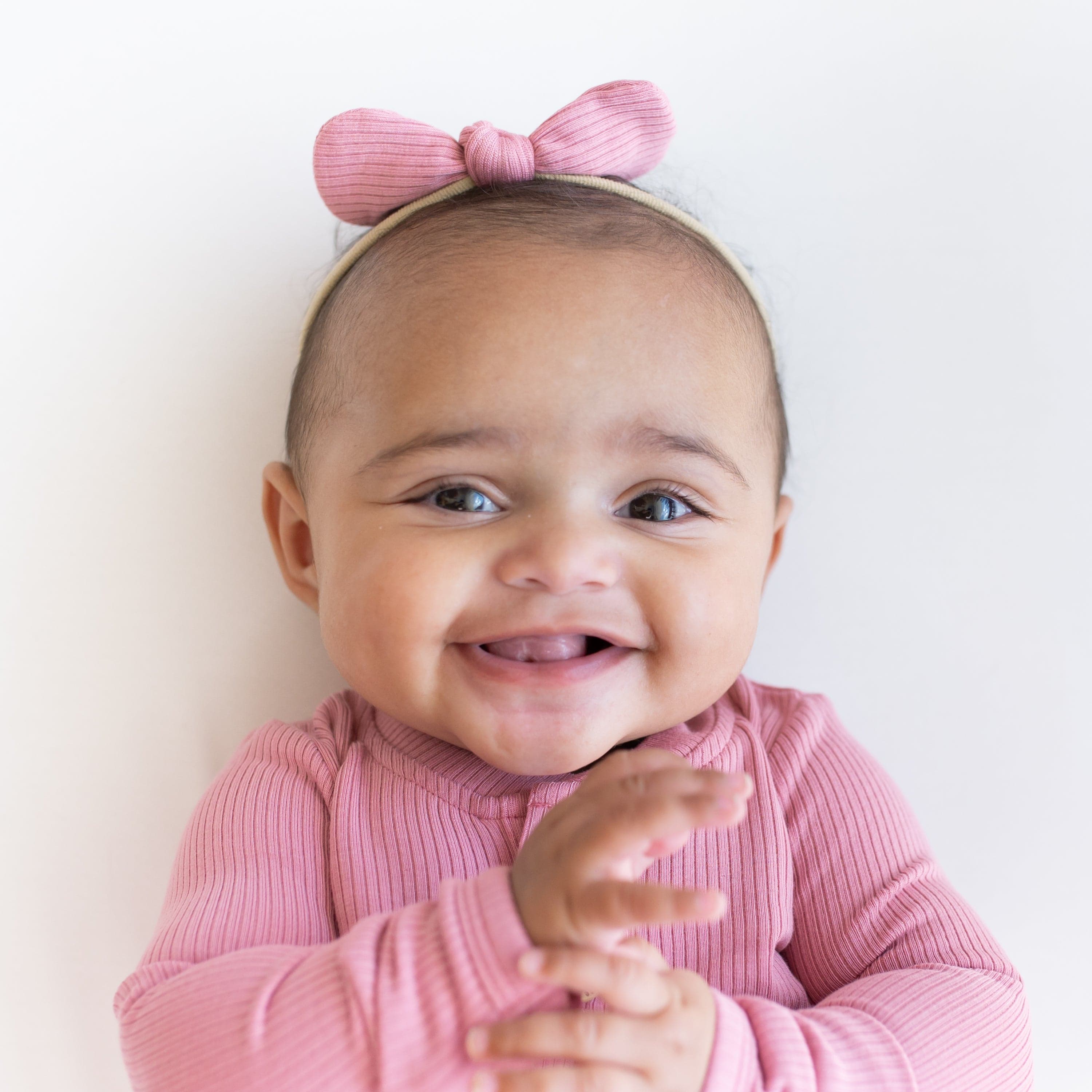  Ribbed Nylon Bow in Apple Blossom、mySite、layawaytickets