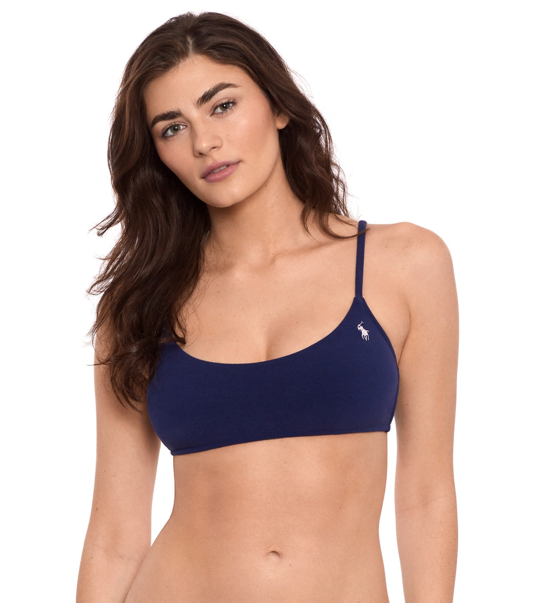 Polo Ralph Lauren Women's Terry Kennedy Bikini Bralette Bikini Top、mySite、noshort
