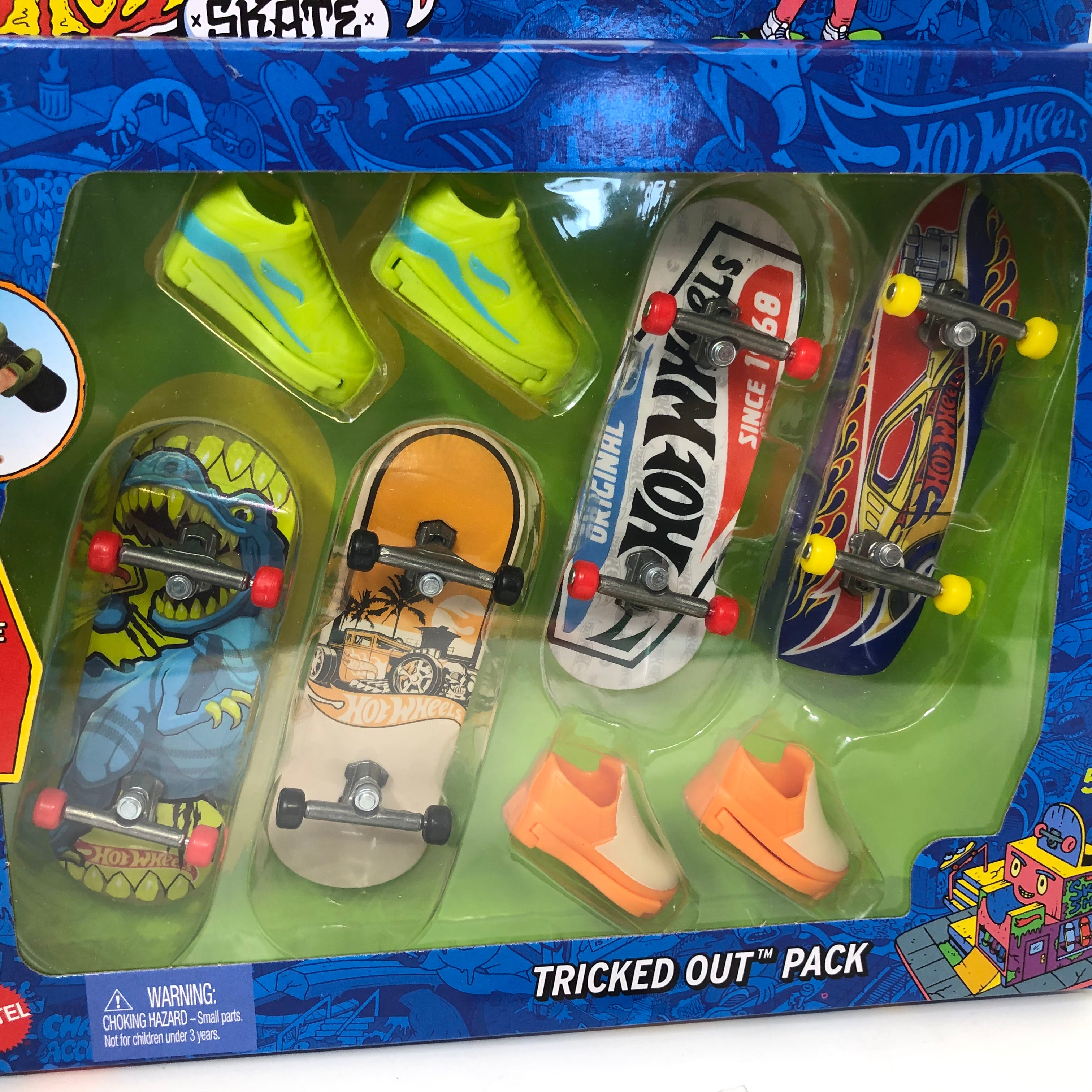 2023 Hot Wheels Skate * BTRICKED OUT PACK w/ 4 Skate Boards by Tony Hawk & Shoes、mySite、hgirdovlk