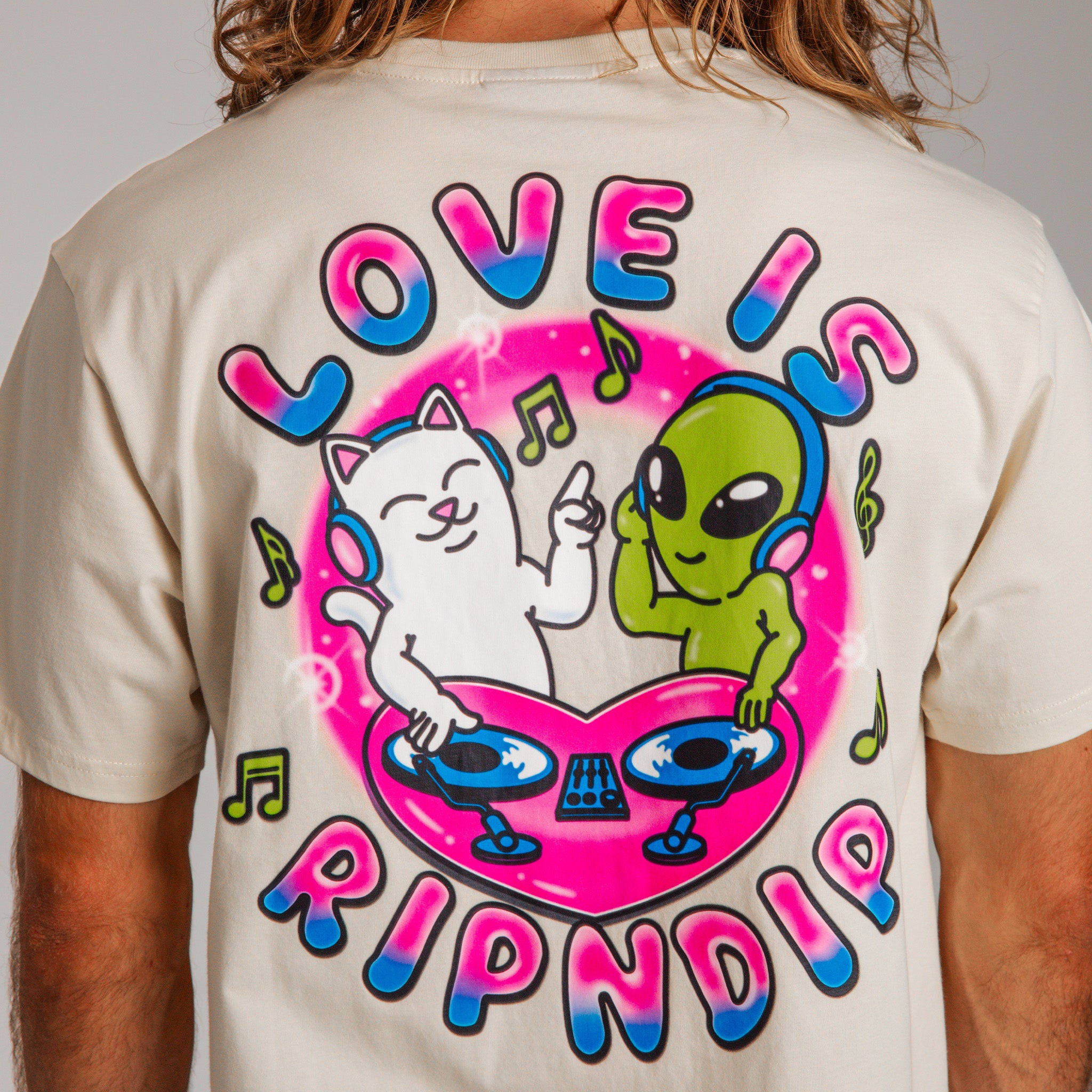  Love Is Ripndip Tee (Natural)、mySite、merchandisen