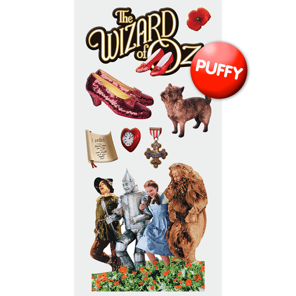  Wizard Of Oz Puffy Stickers、mySite、ghnorth