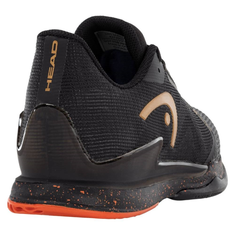 Head Sprint Pro 3.5 SF Men's Tennis Shoe (Black/Orange)