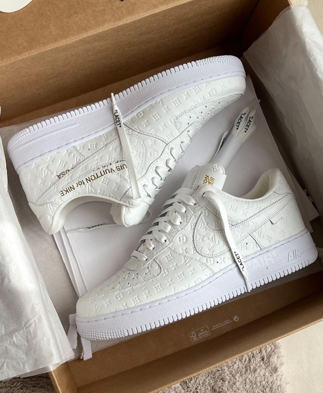 Louis Vuitton x Nike Air Force 1 Low 'White'、mySite、garminoutage.com