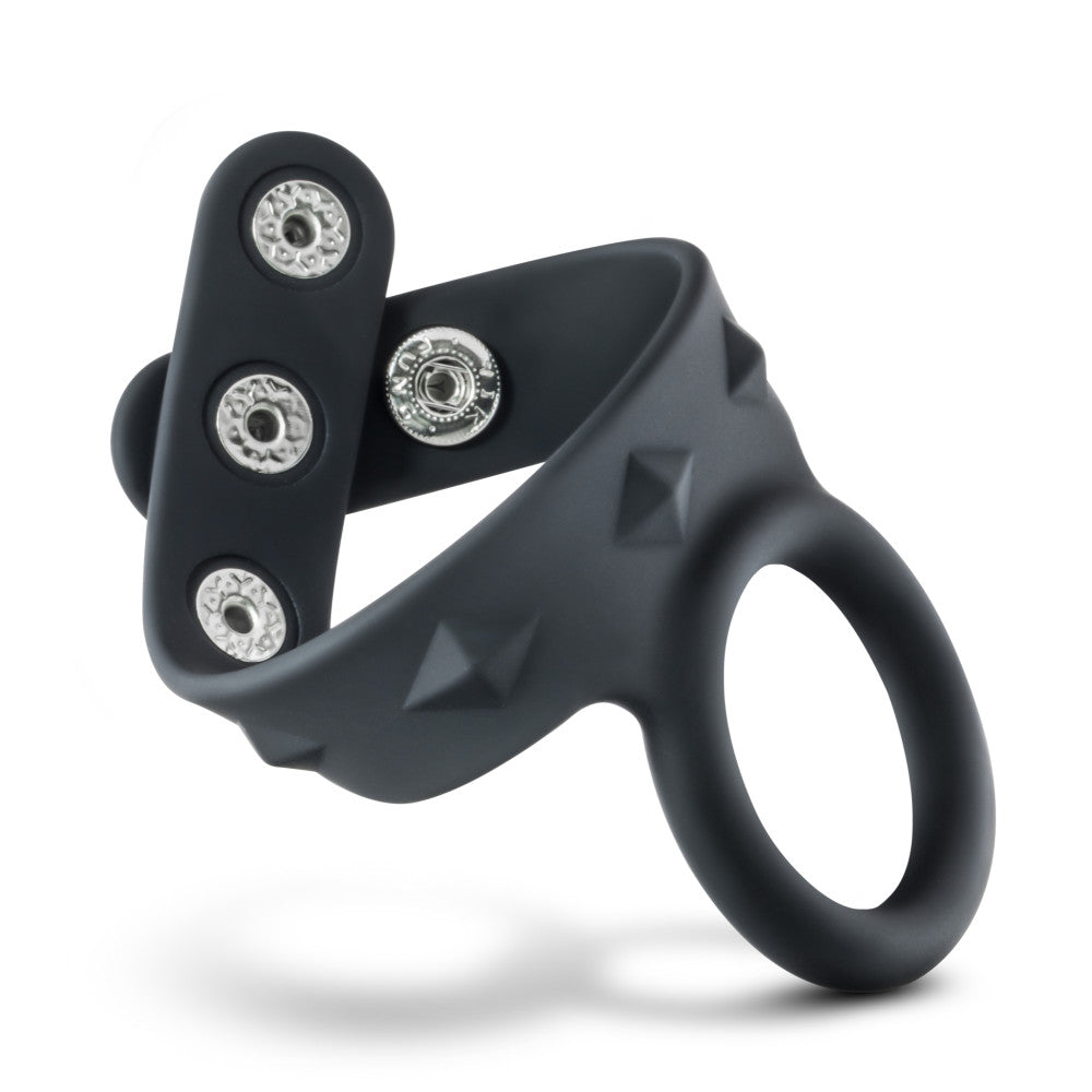 Performance By Blush® | VS7: Black Silicone Large Ball Strap & Penis Ring、mySite、bottomscart