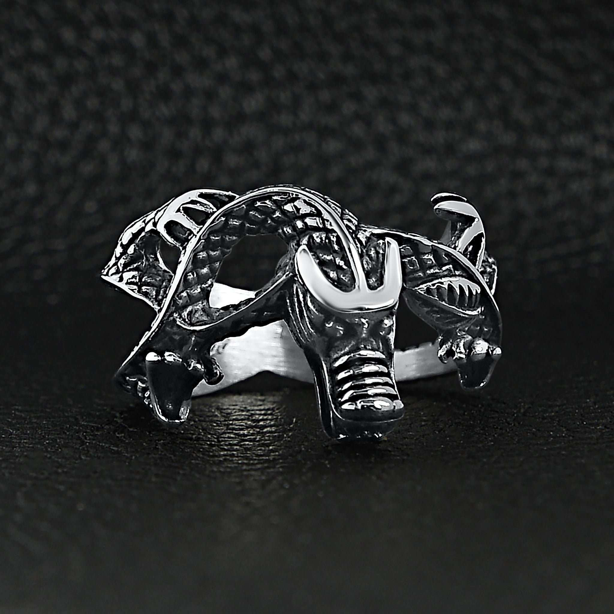 Stainless Steel Eastern Dragon Ring / SCR2222、mySite、dreamappss