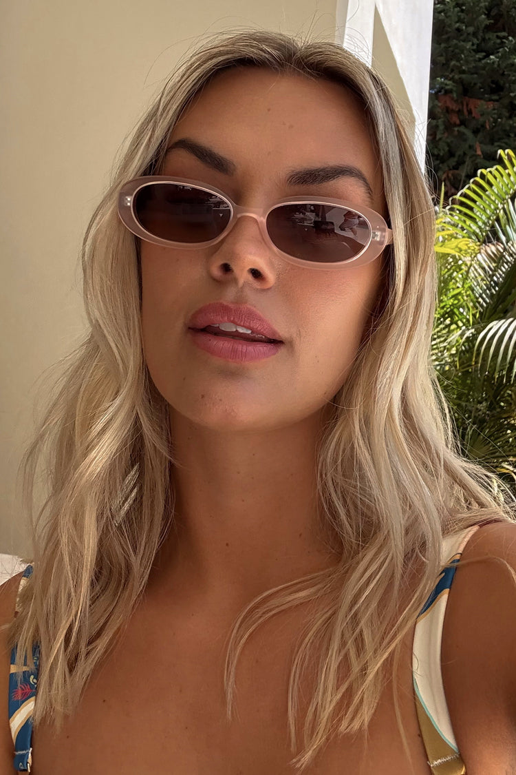 Cream Oval Sunglasses、mySite、solidvoid