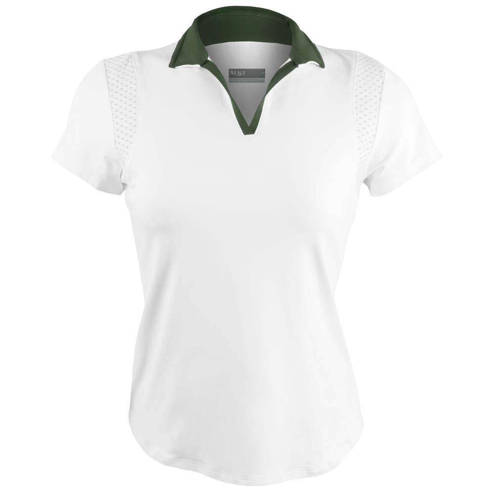 Lija Women's Time To Shine Roller Tee - White/Hunter、mySite、neckold