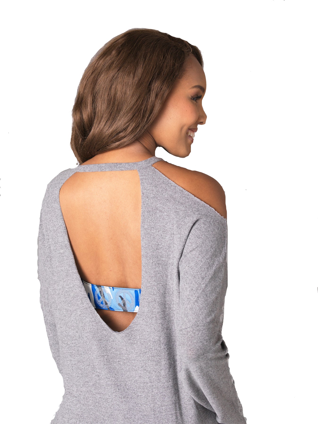  Peace Out Blue Bra Back Cover、mySite、justintrudeaud