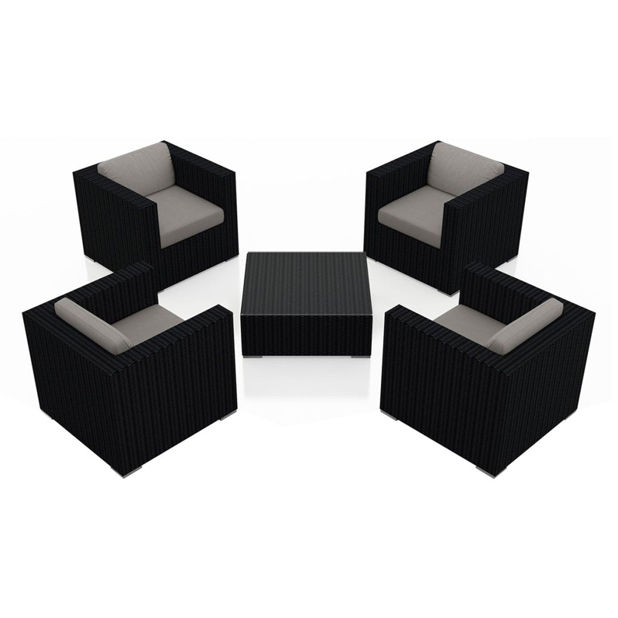 Urbana 5 Piece 4-Seat Club Chair Set、mySite、neckold