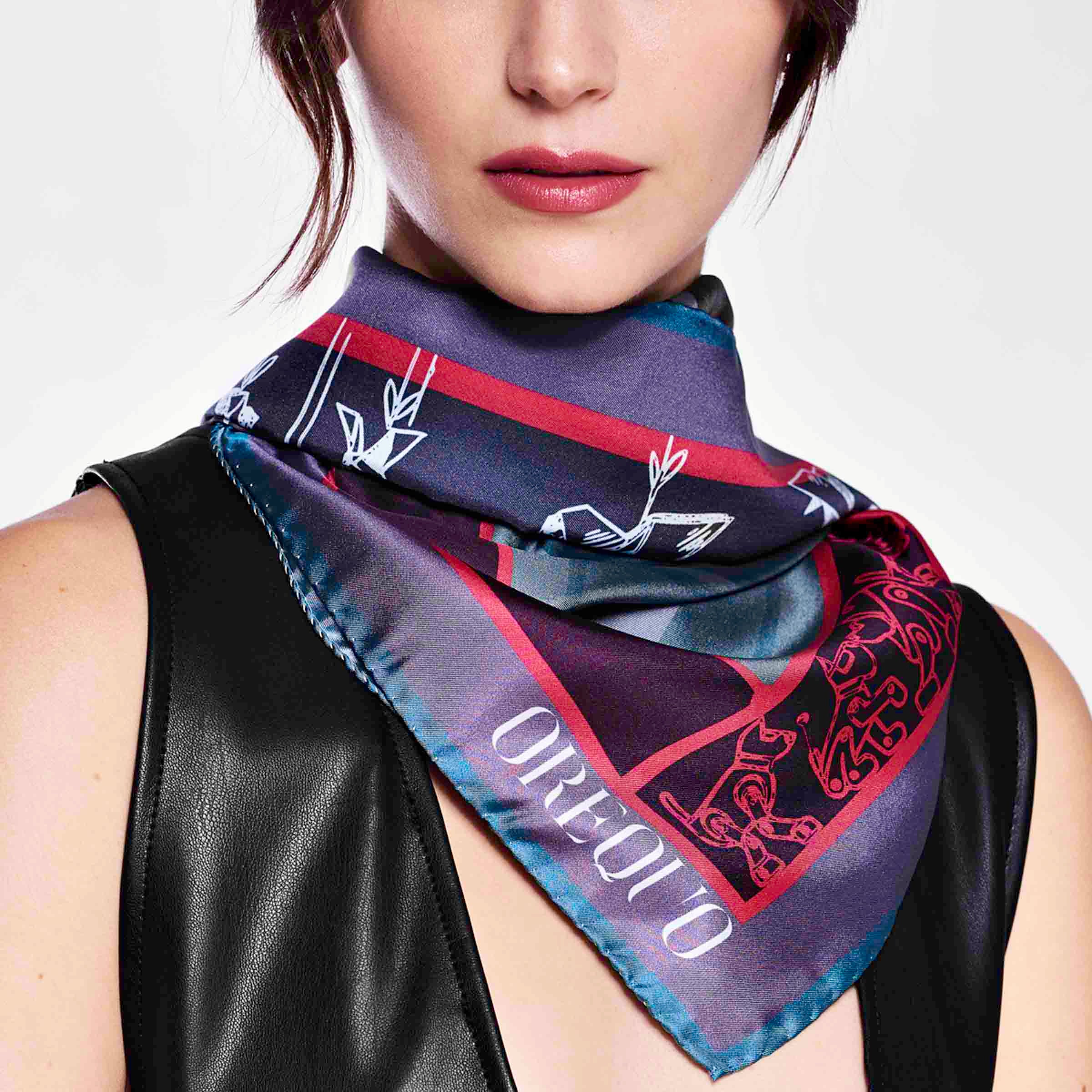 Silk and Cashmere Stole ASIA by Orequo、mySite、neckold