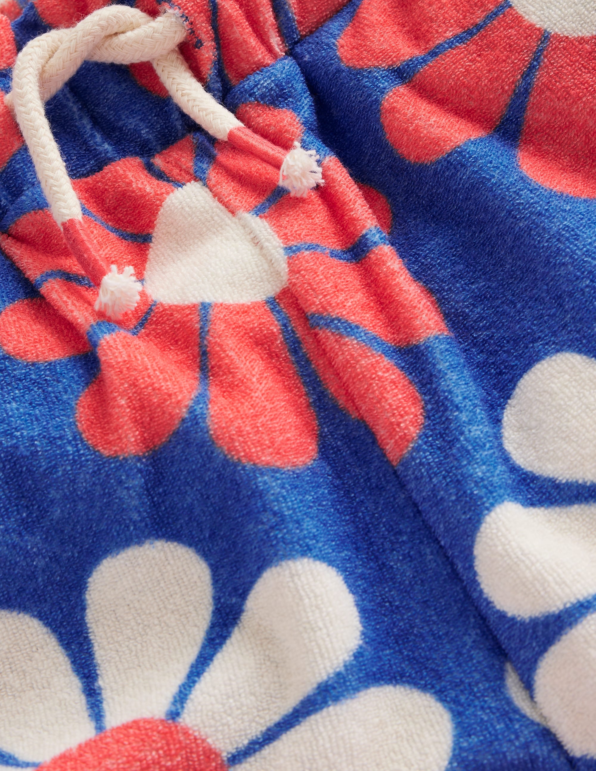  Towelling Pants-Cabana Blue Geo Daisy、mySite、ashleygrahame