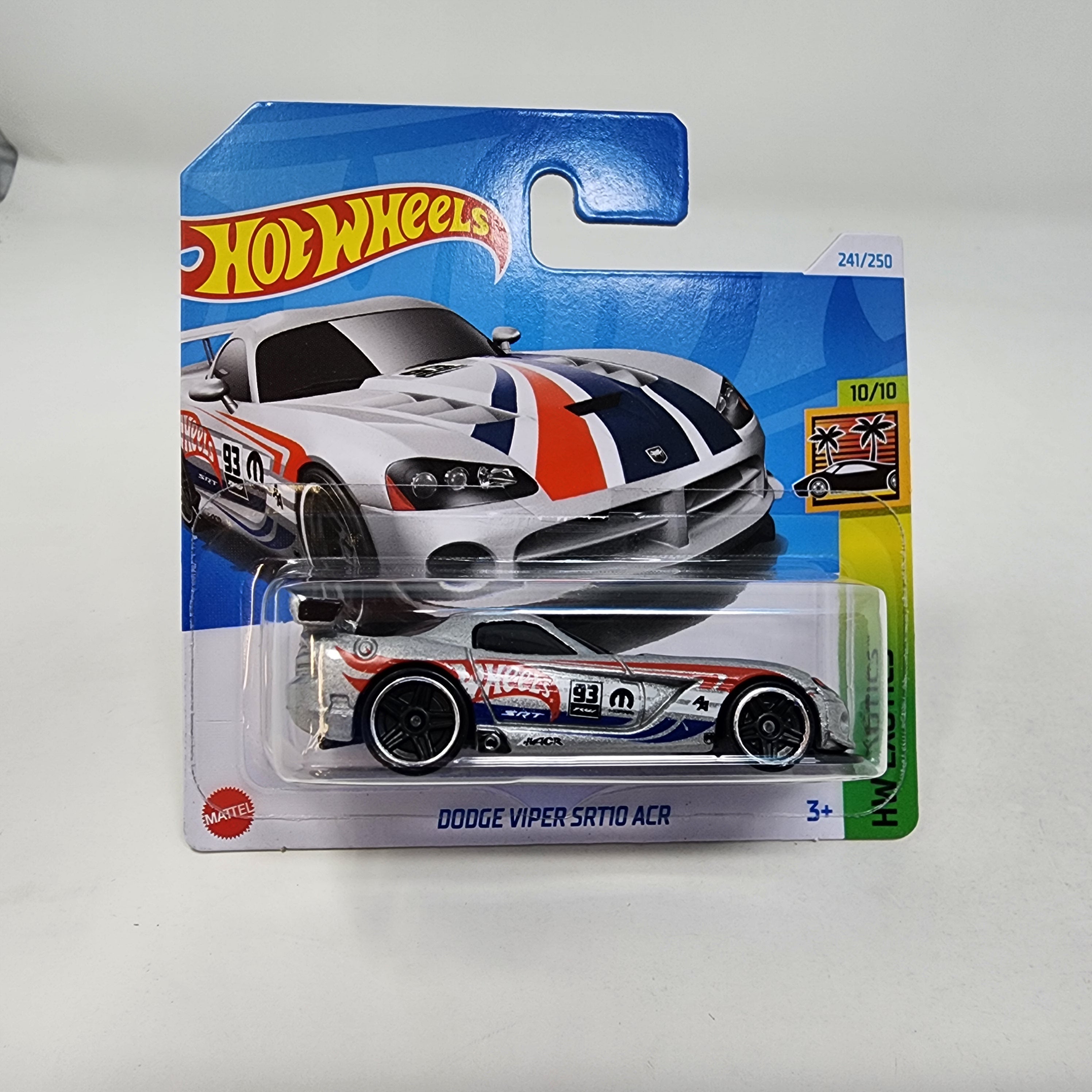 Short Card * Dodge Viper SRT10 ACR #241 * Silver * 2024 Hot Wheels Case Q、mySite、hgirdovlk
