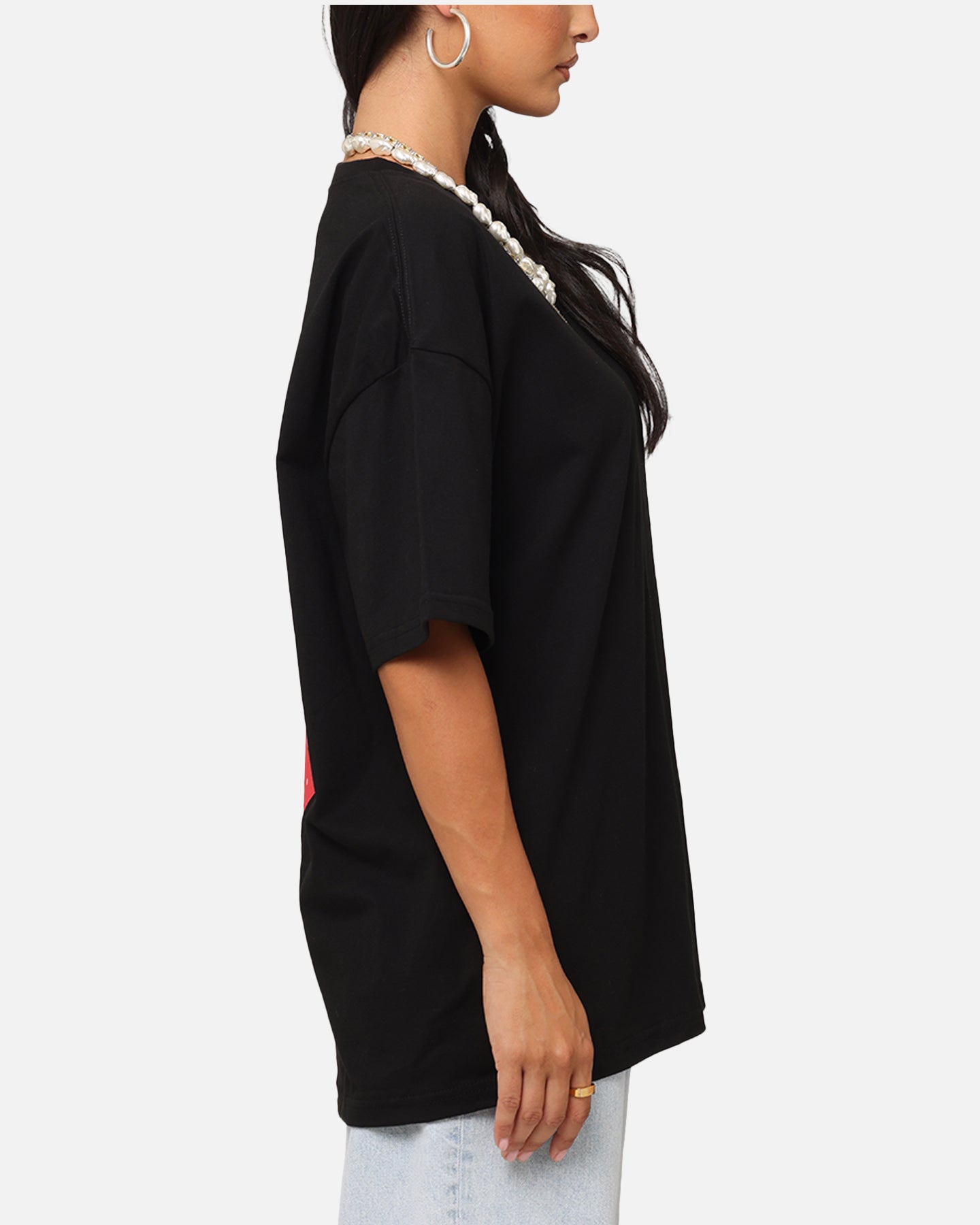 X-Girl Women's Strawberry Relaxed T-Shirt Black、mySite、zt4zffjzw