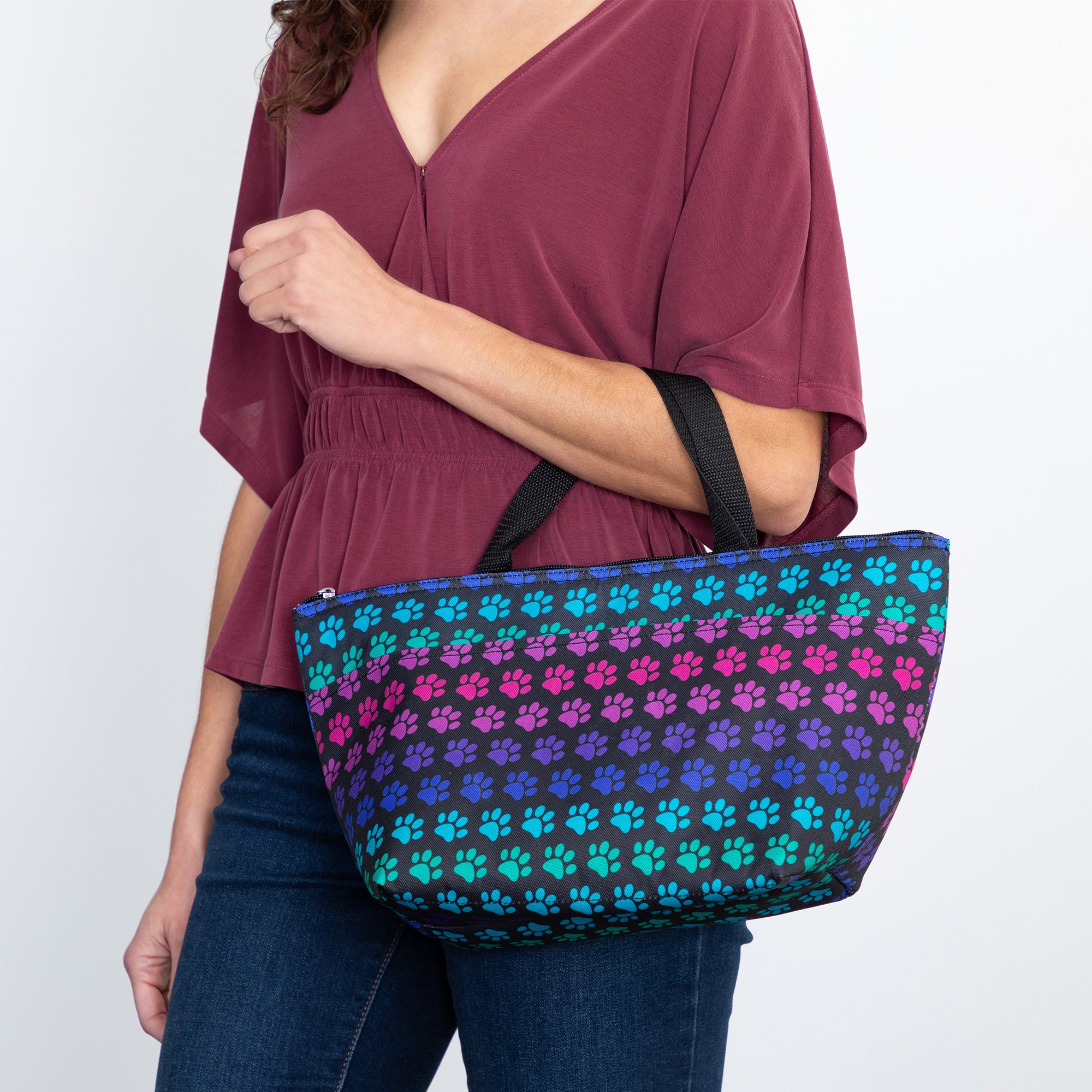 Paws to Eat Lunch Insulated Tote Bag、mySite、camillekostekn