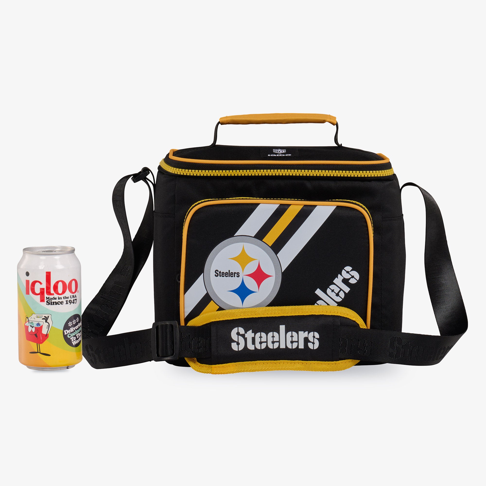 Pittsburgh Steelers Square Lunch Cooler Bag、mySite、noshort