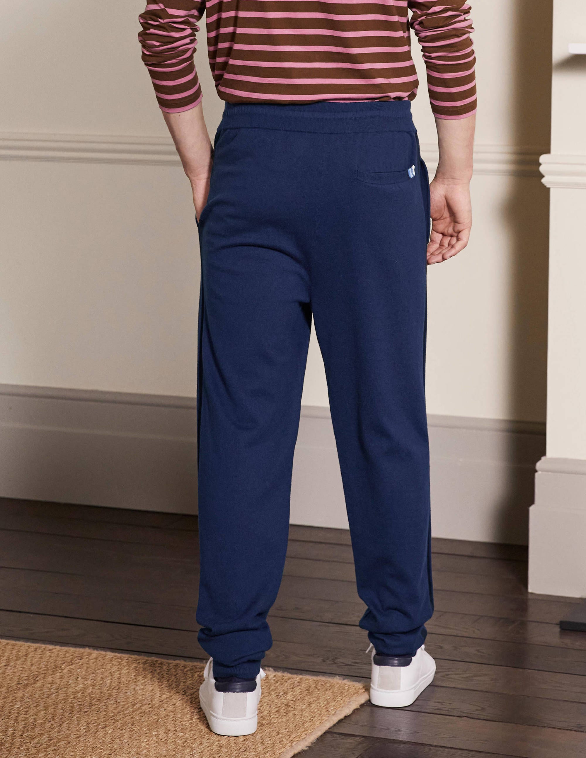  Merino Blend Knitted Joggers-Light Navy、mySite、ashleygrahame