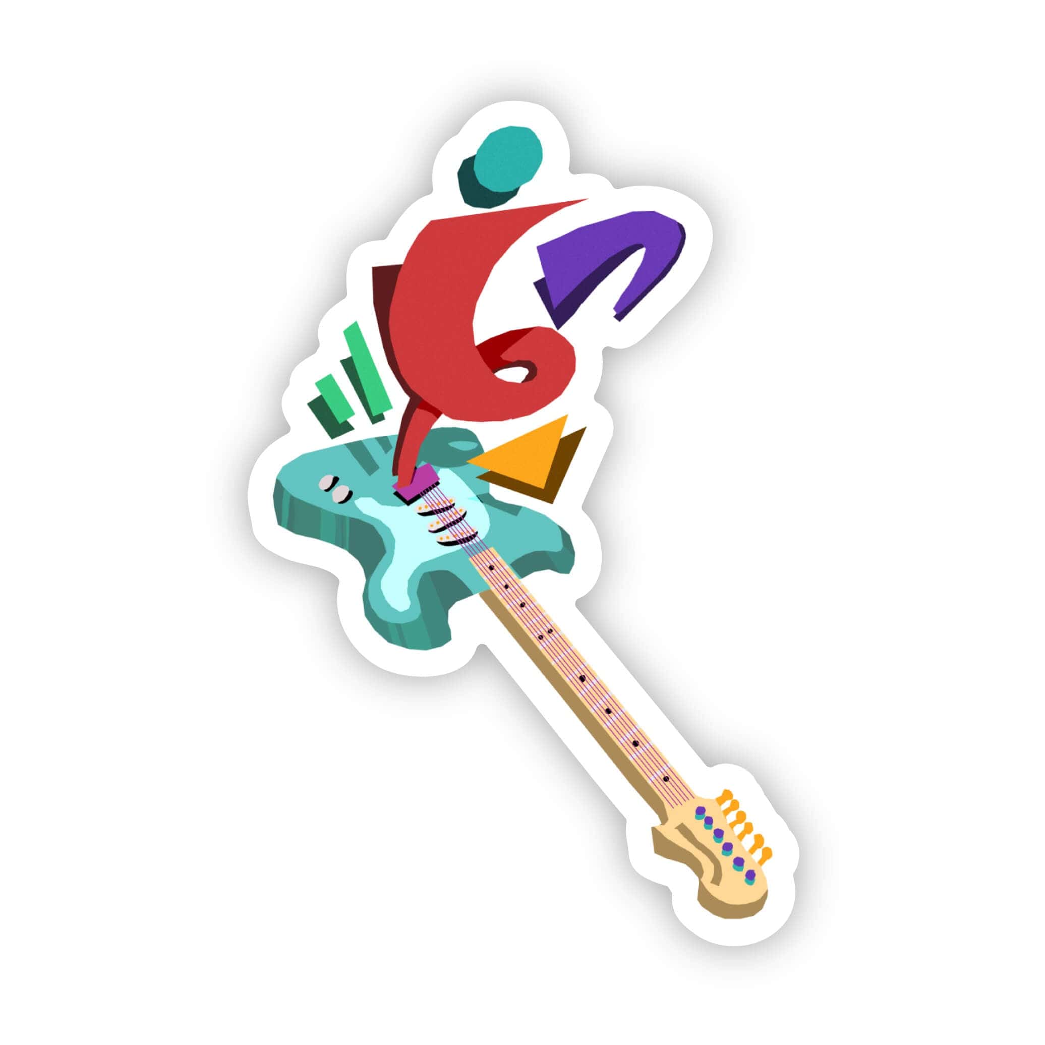  Colorful Guitar Sticker、mySite、elrpsem3k