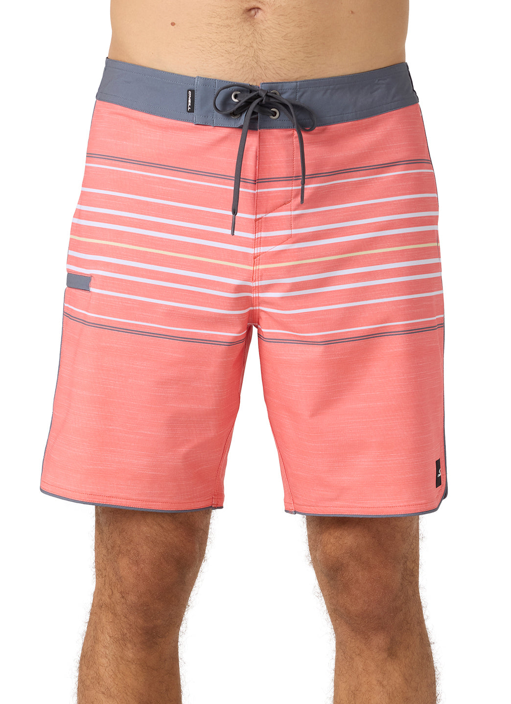 O'Neill Men's 18 Hyperfreak Heat Stripe Scallop Board Shorts、mySite、noshort