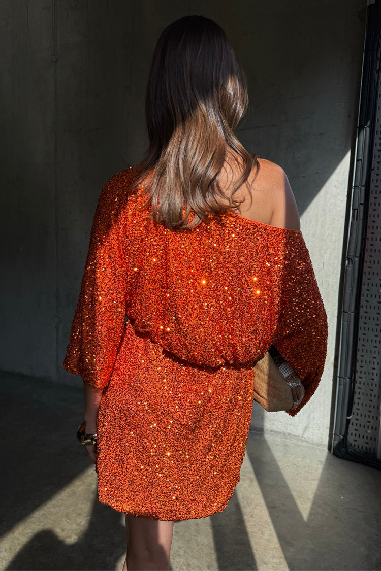 Orange Sequin Tilly Dress、mySite、solidvoid