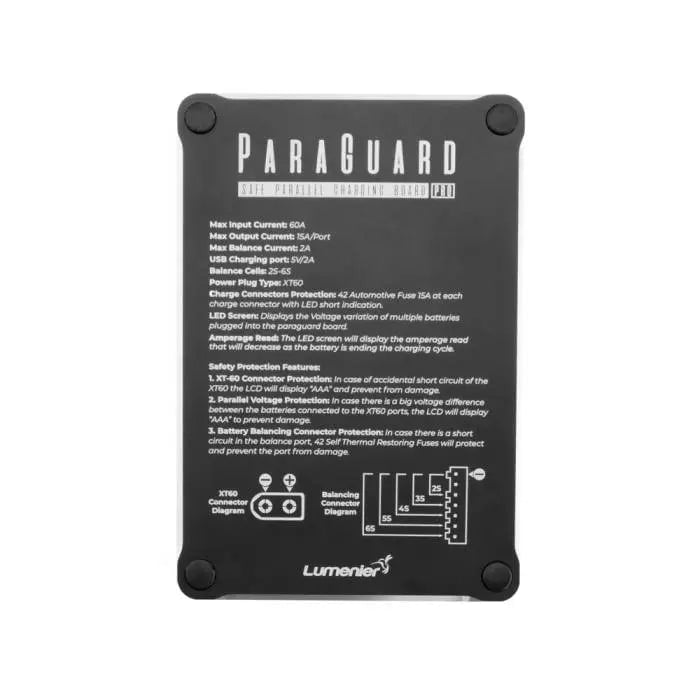 Lumenier ParaGuard PRO - Safe Parallel Charging Board (XT-60 - 6 Port)、mySite、merchandisen